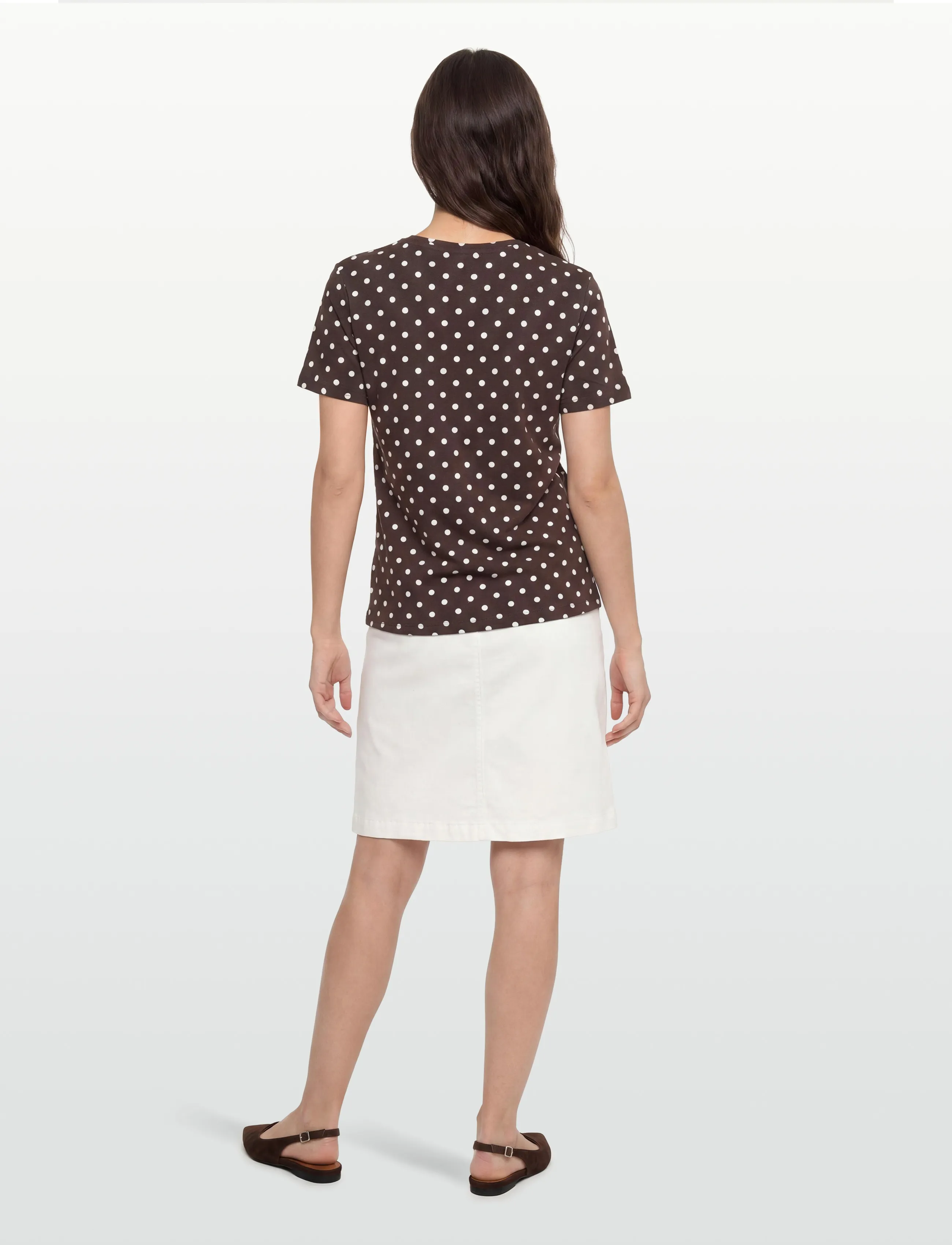 FREE/QUENT - FQVIVA-TEE - laagste prijzen - coffee bean w. brilliant white - 4