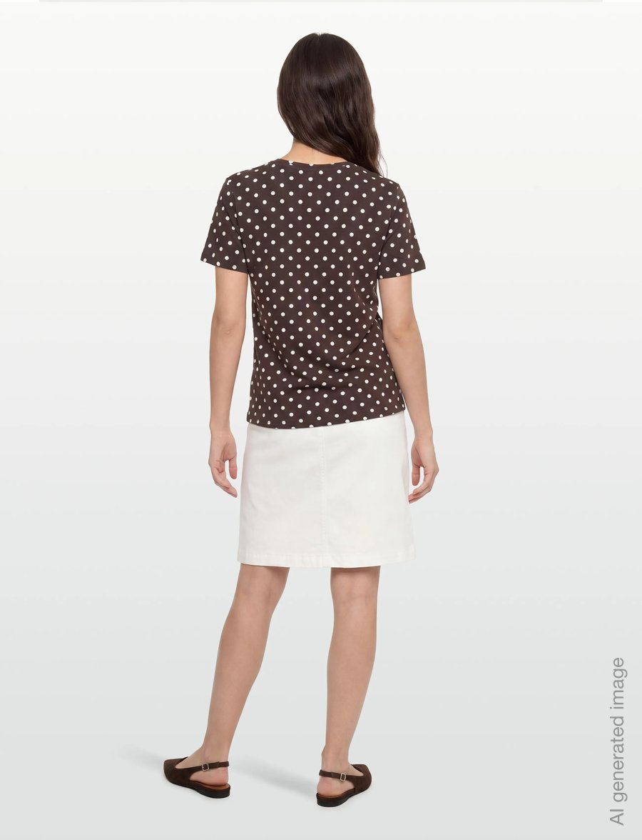 FREE/QUENT - FQVIVA-TEE - t-särgid - coffee bean w. brilliant white - 4