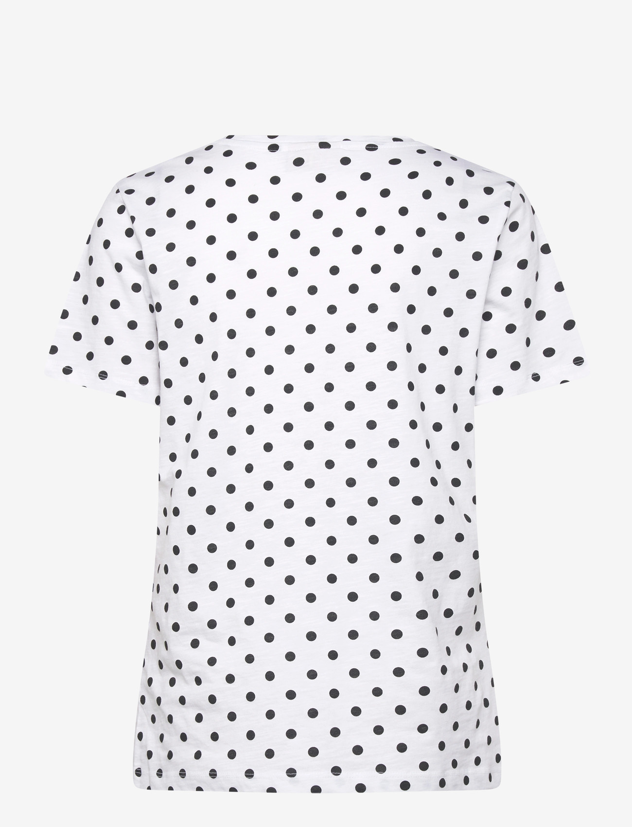 FREE/QUENT - FQVIVA-TEE - t-shirts - brilliant white w. black - 1