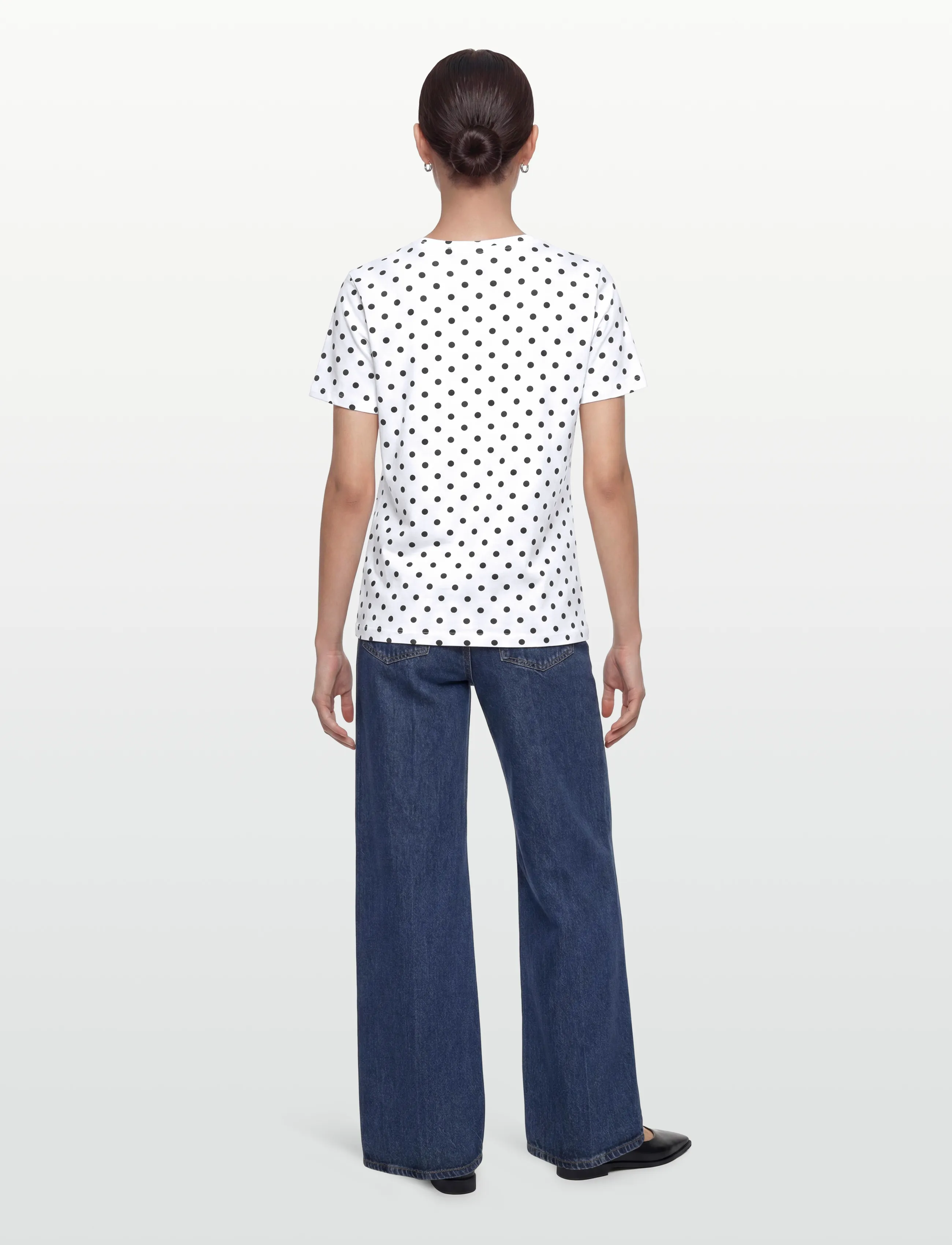 FREE/QUENT - FQVIVA-TEE - lägsta priserna - brilliant white w. black - 4