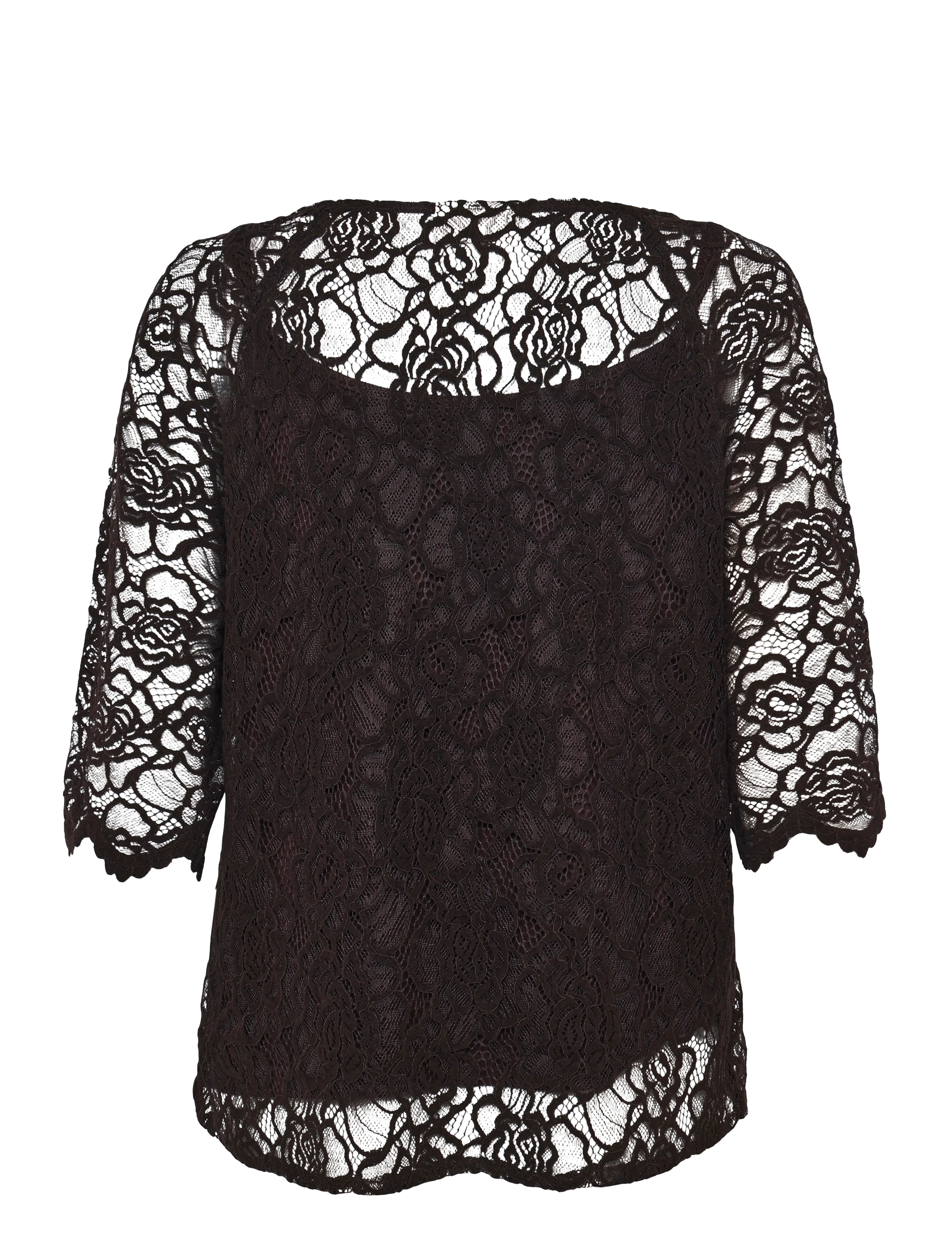 FREE/QUENT - FQMALLY-BLOUSE - kurzärmelige blusen - mole - 1