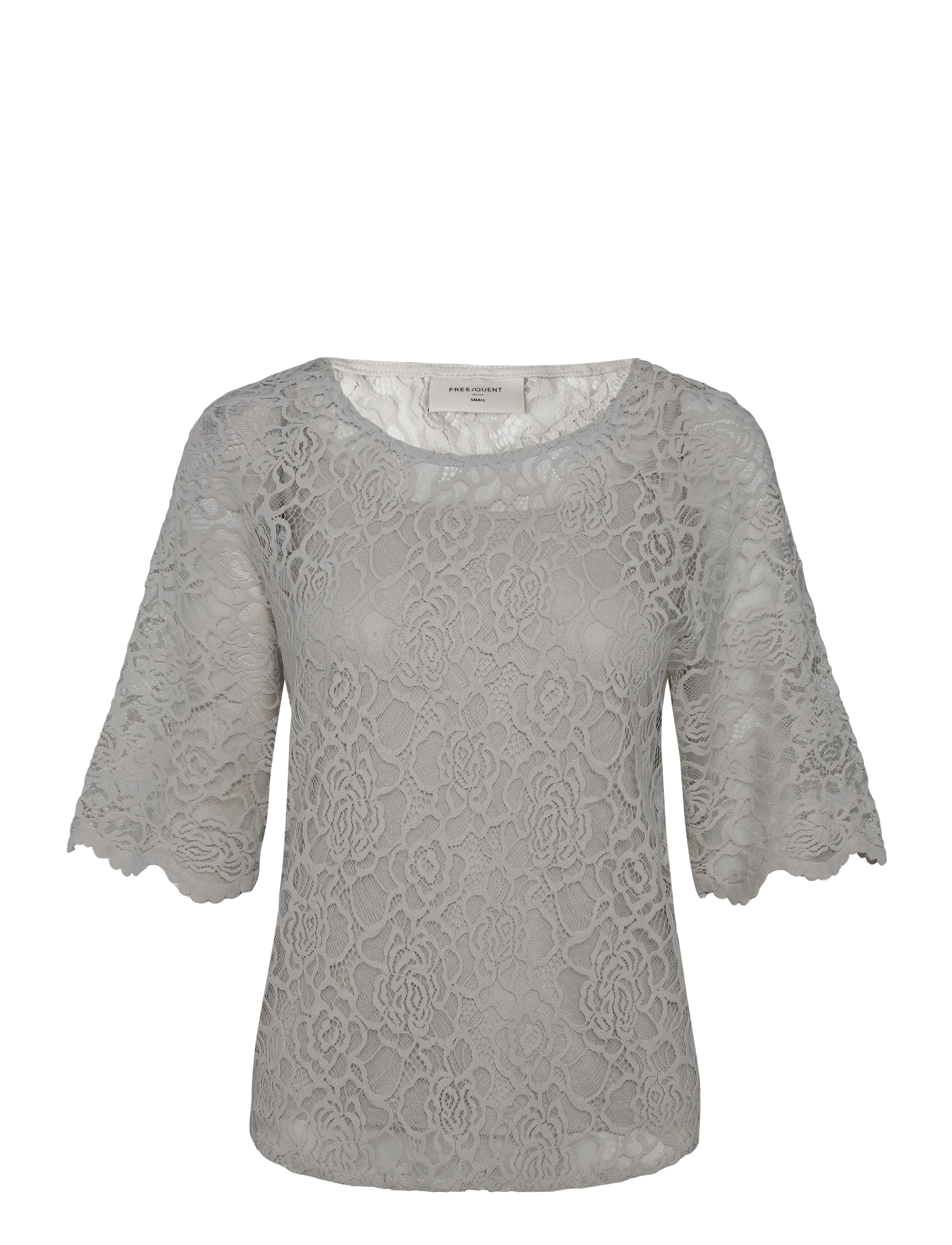FREE/QUENT FQMALLY-BLOUSE - Blusen & Hemden - MOONBEAM / grey