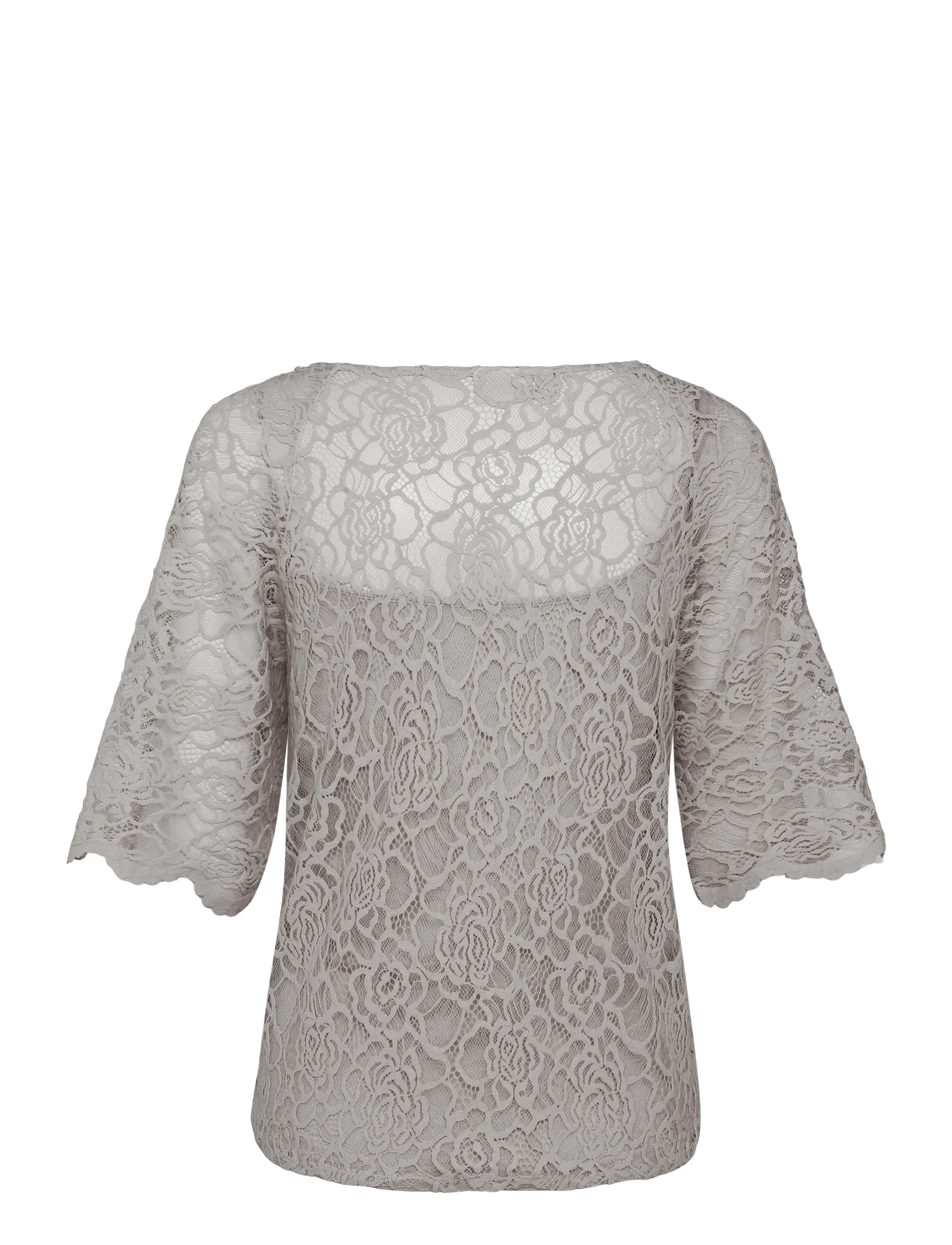 FREE/QUENT - FQMALLY-BLOUSE - short-sleeved blouses - moonbeam - 2