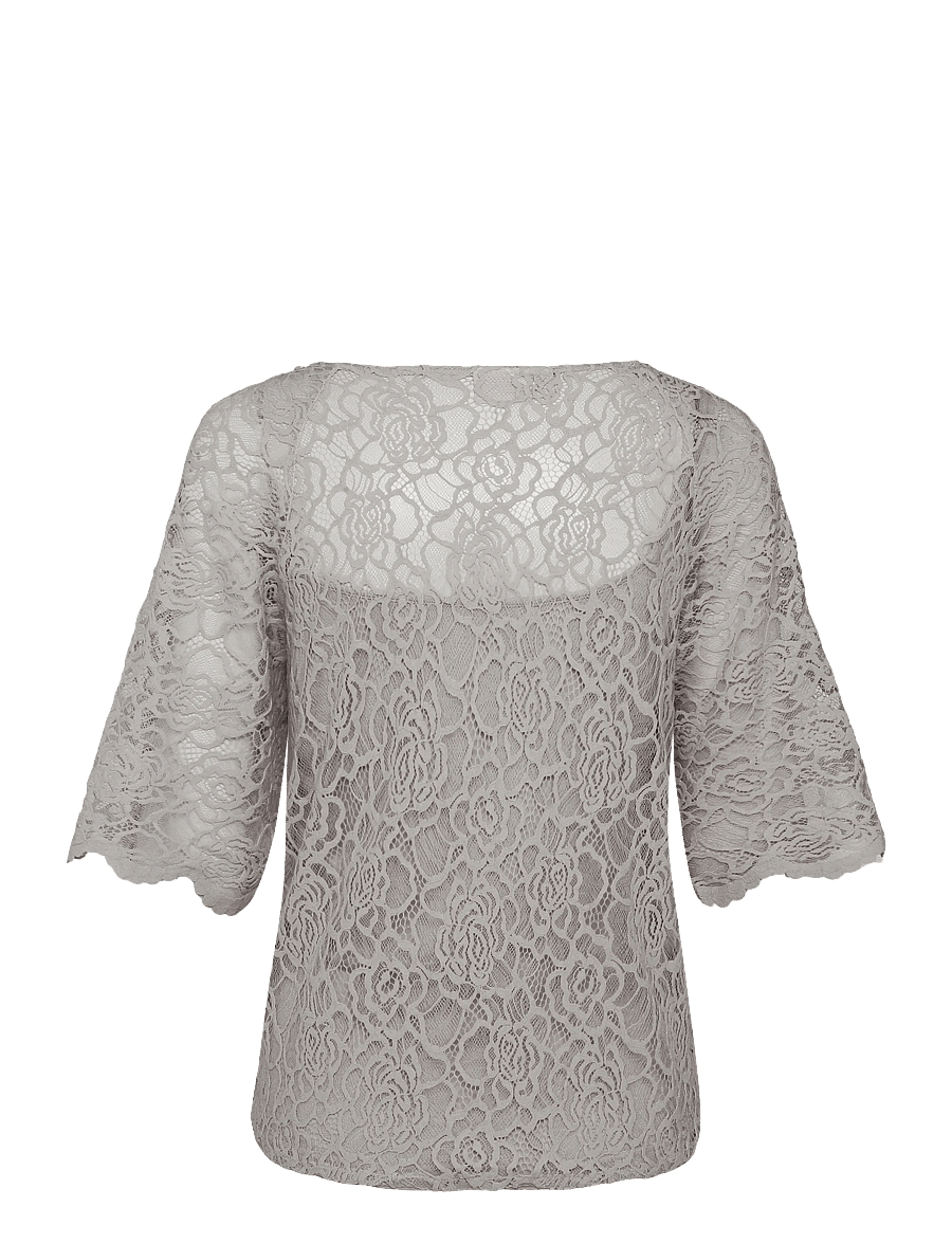 FREE/QUENT - FQMALLY-BLOUSE - kurzärmelige blusen - moonbeam - 2