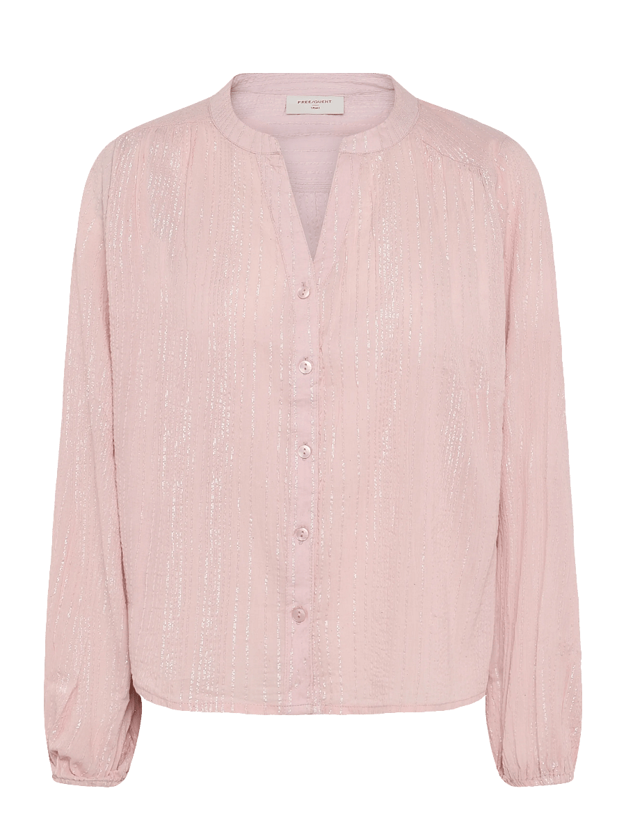 FREE/QUENT - FQILONA-SHIRT - langærmede skjorter - pale mauve w. silver - 0