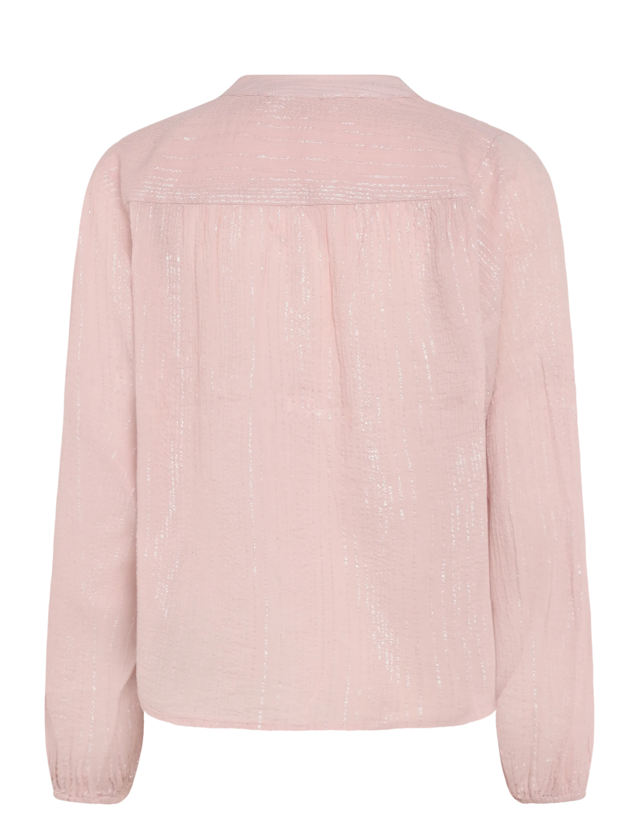 FREE/QUENT - FQILONA-SHIRT - long-sleeved shirts - pale mauve w. silver - 1