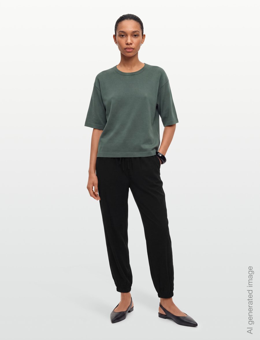 FREE/QUENT - FQHAMY-PANTS - hverdags stil - black - 0