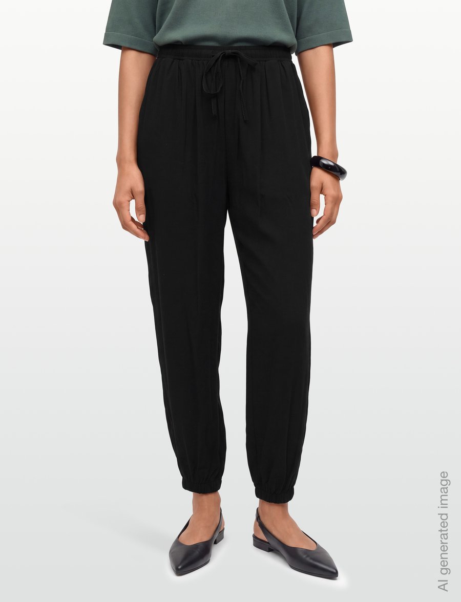 FREE/QUENT - FQHAMY-PANTS - hverdags stil - black - 3
