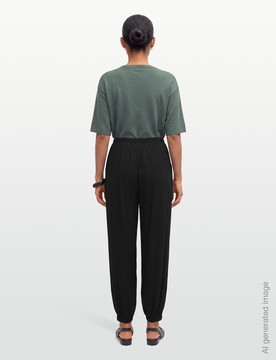 FREE/QUENT - FQHAMY-PANTS - hverdags stil - black - 4