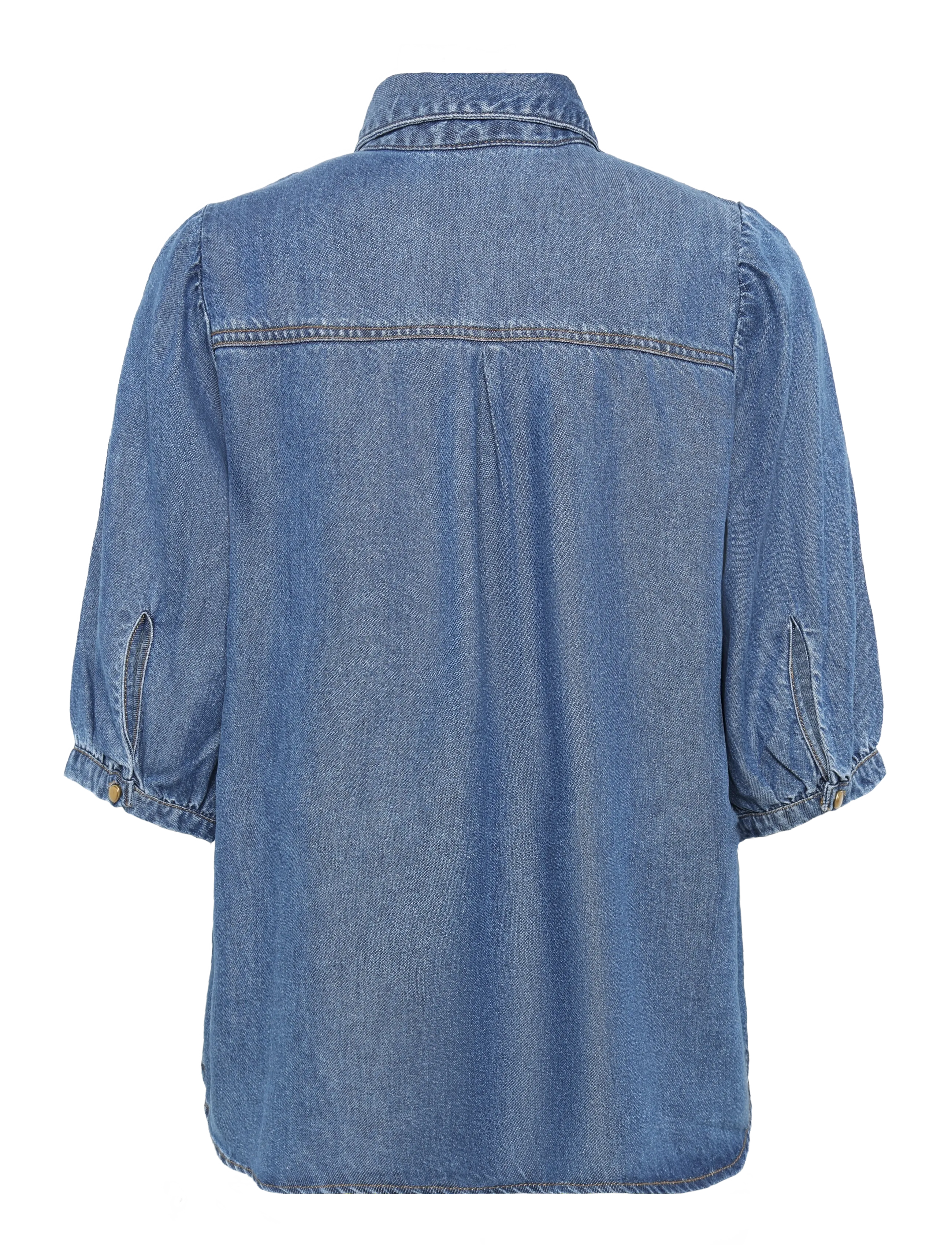 FREE/QUENT - FQMILO-SHIRT - teksasärgid - medium blue denim - 2