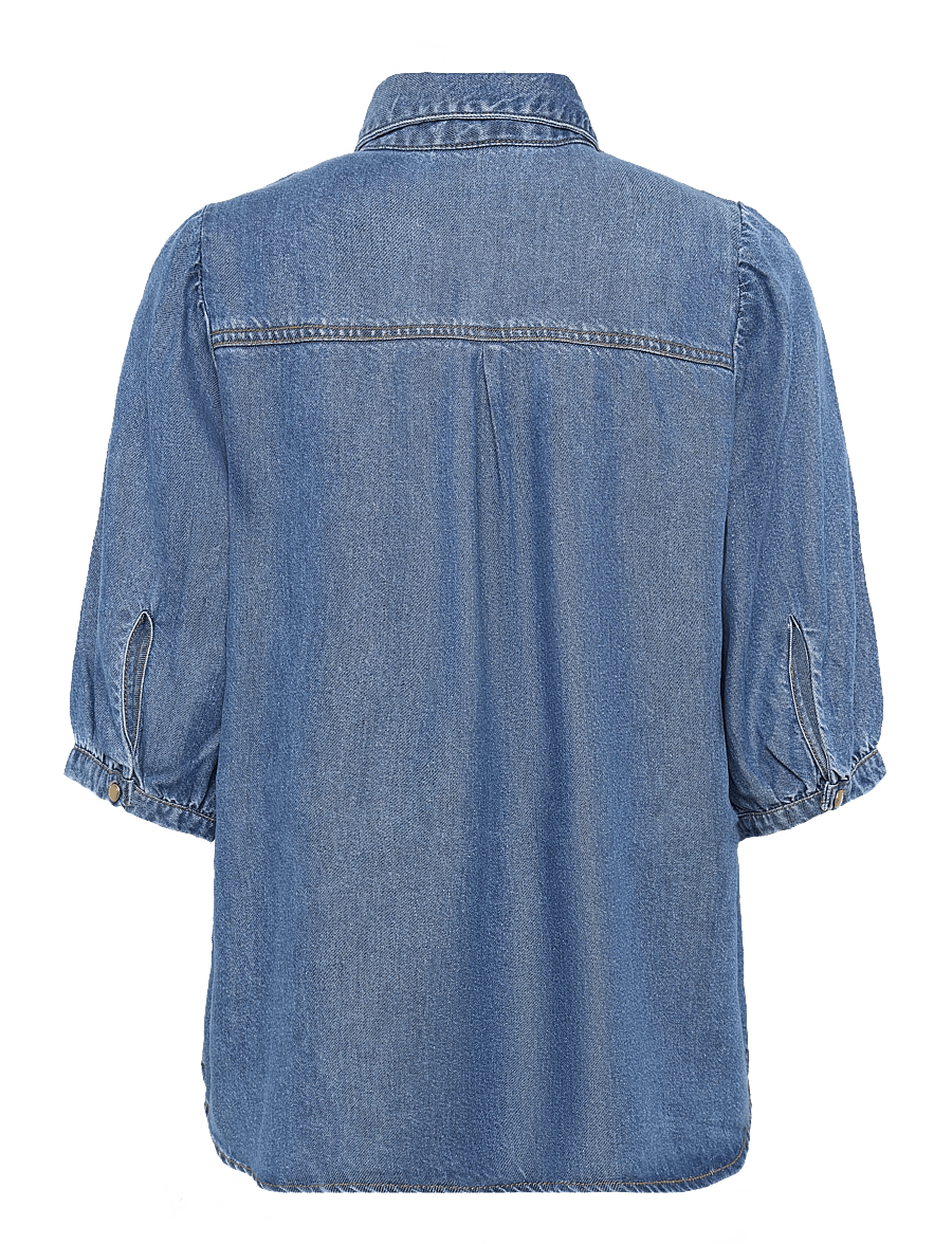 FREE/QUENT - FQMILO-SHIRT - jeanshemden - medium blue denim - 2