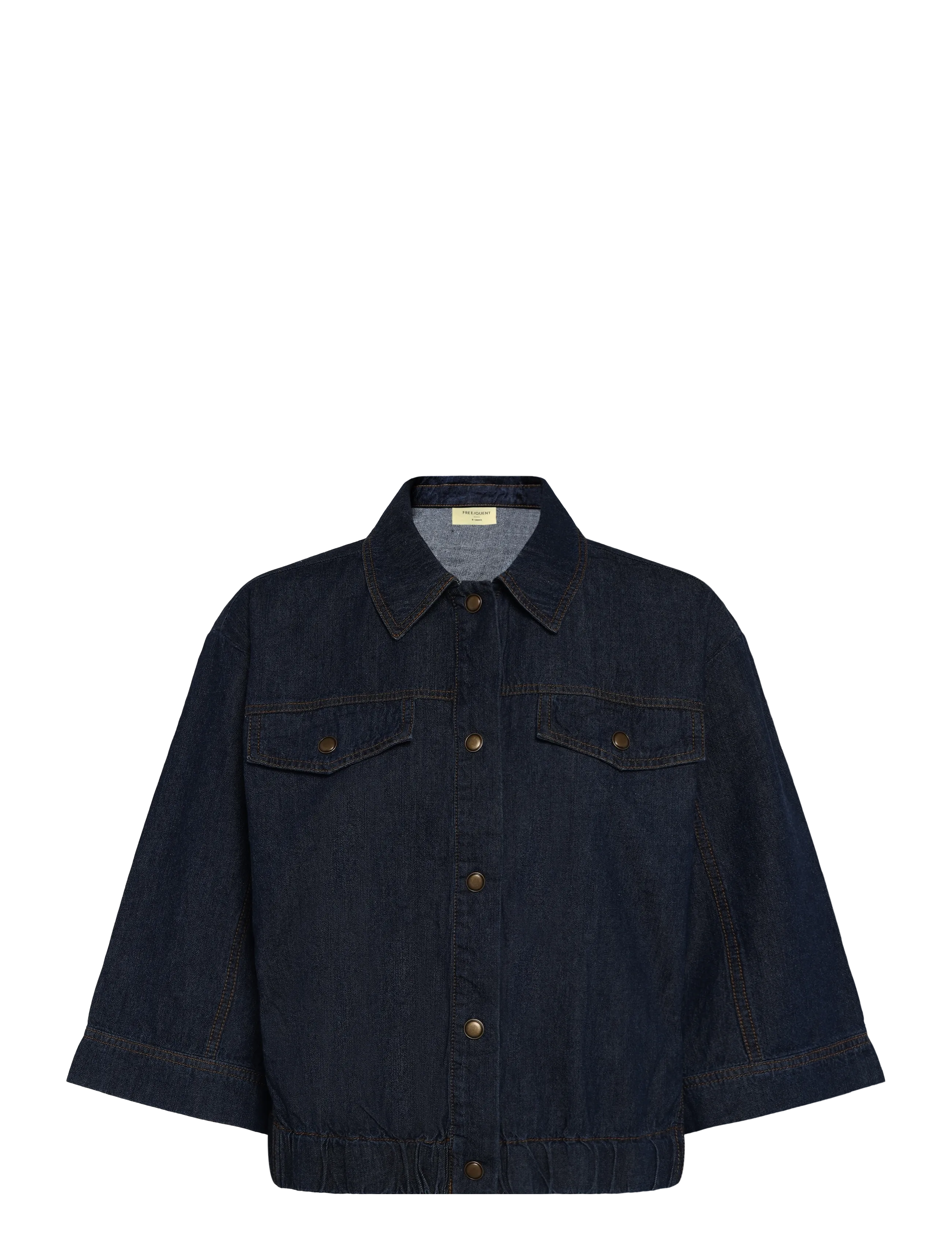 FREE/QUENT - FQLISEA-JACKET - vårjackor - dark blue denim - 1