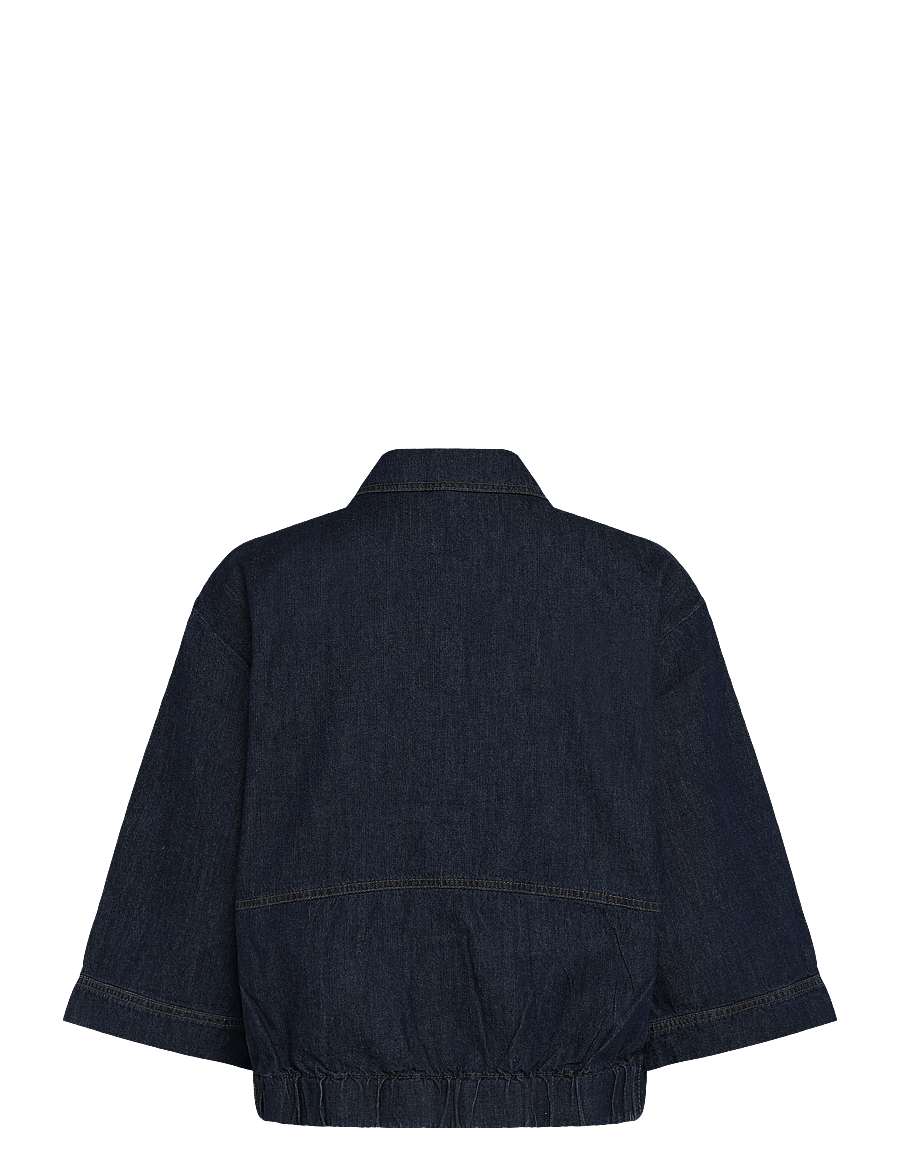 FREE/QUENT - FQLISEA-JACKET - vårjackor - dark blue denim - 2