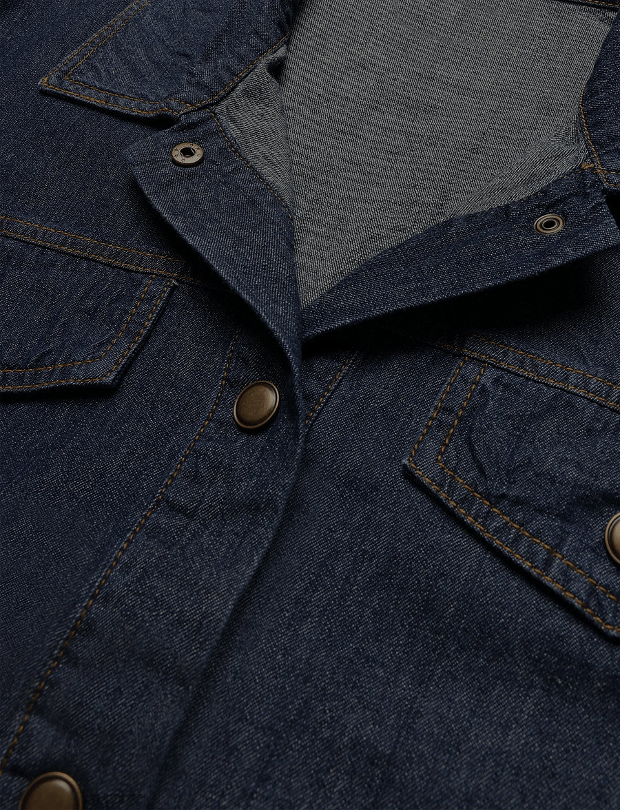 FREE/QUENT - FQLISEA-JACKET - vårjackor - dark blue denim - 3