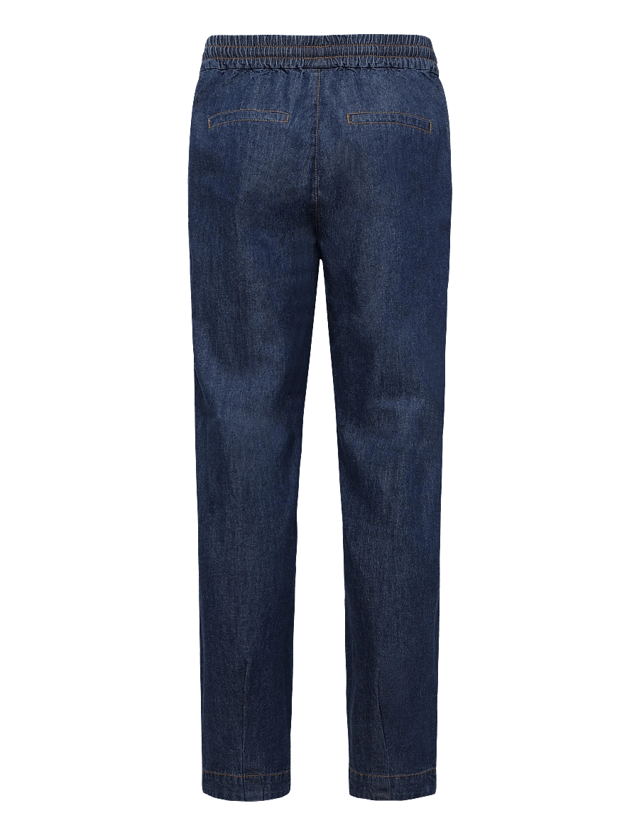 FREE/QUENT - FQLISEA-PANTS - schmal zulaufende jeans - dark blue denim - 2