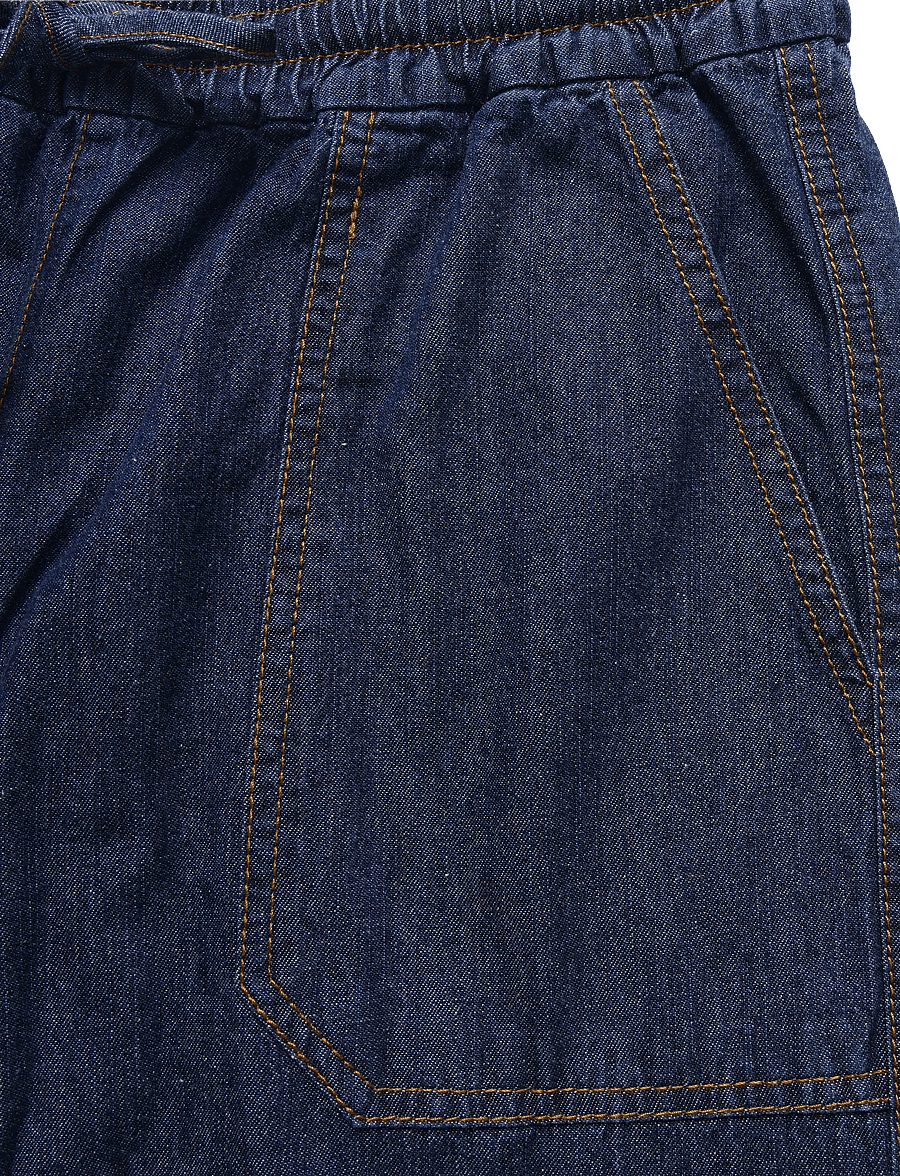 FREE/QUENT - FQLISEA-PANTS - schmal zulaufende jeans - dark blue denim - 4