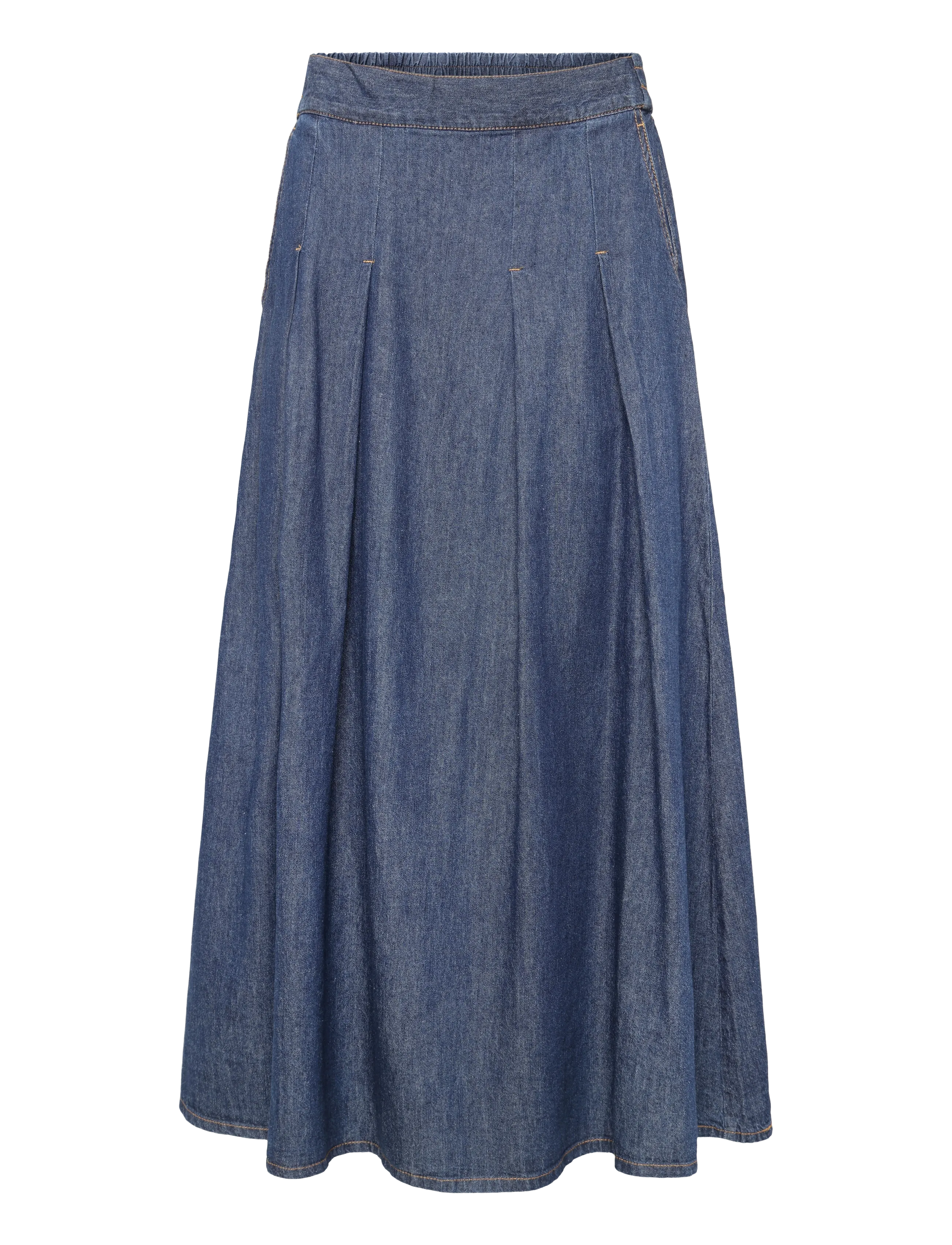 FREE/QUENT FQLISEA-SKIRT - FREE|QUENT - DARK BLUE DENIM / blue