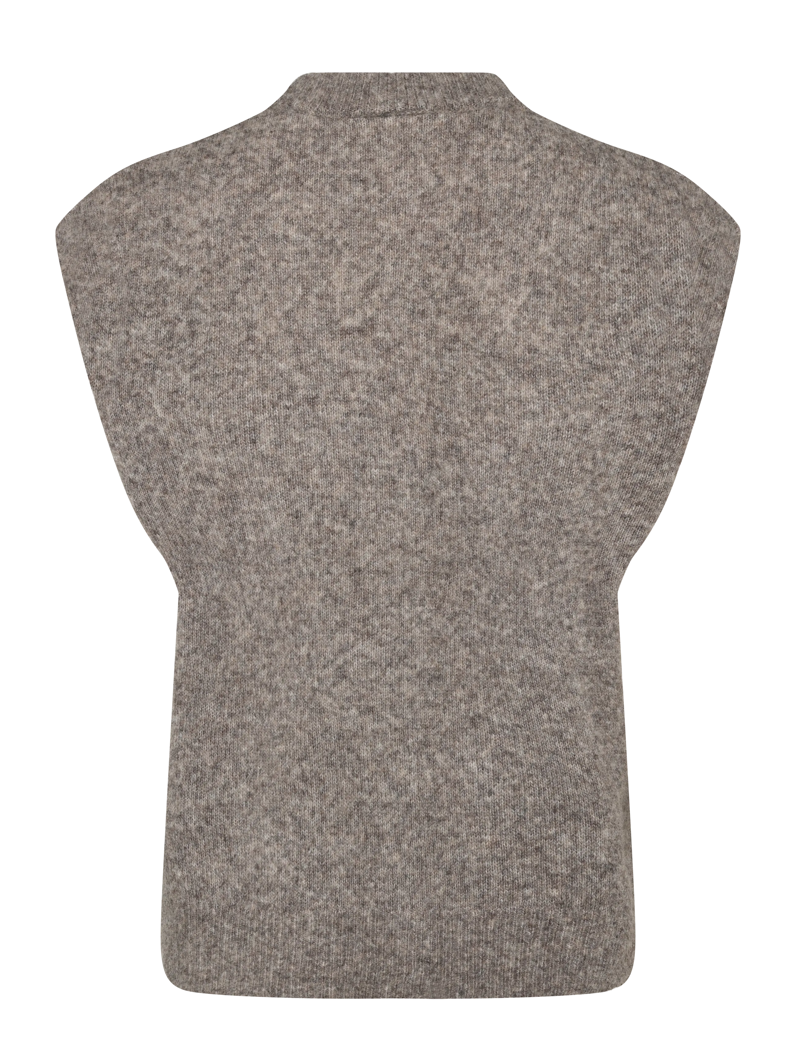 FREE/QUENT - FQALPA-VEST - kootud vestid - morel melange - 1