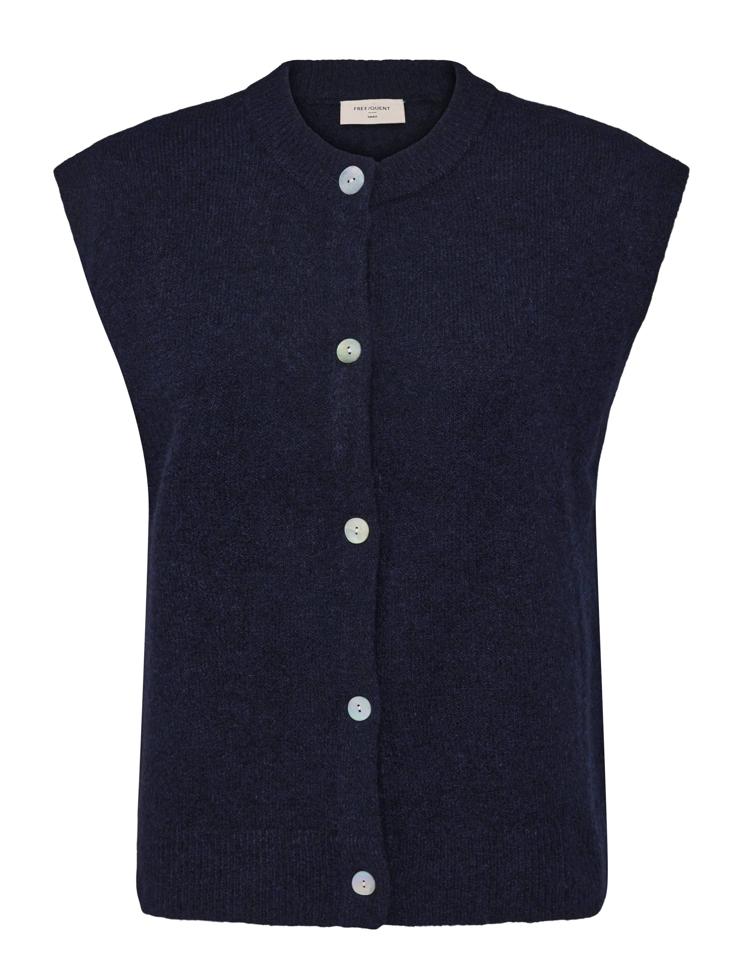 FREE/QUENT FQALPA-VEST - Igapäevane stiil - NAVY BLAZER MELANGE / navy