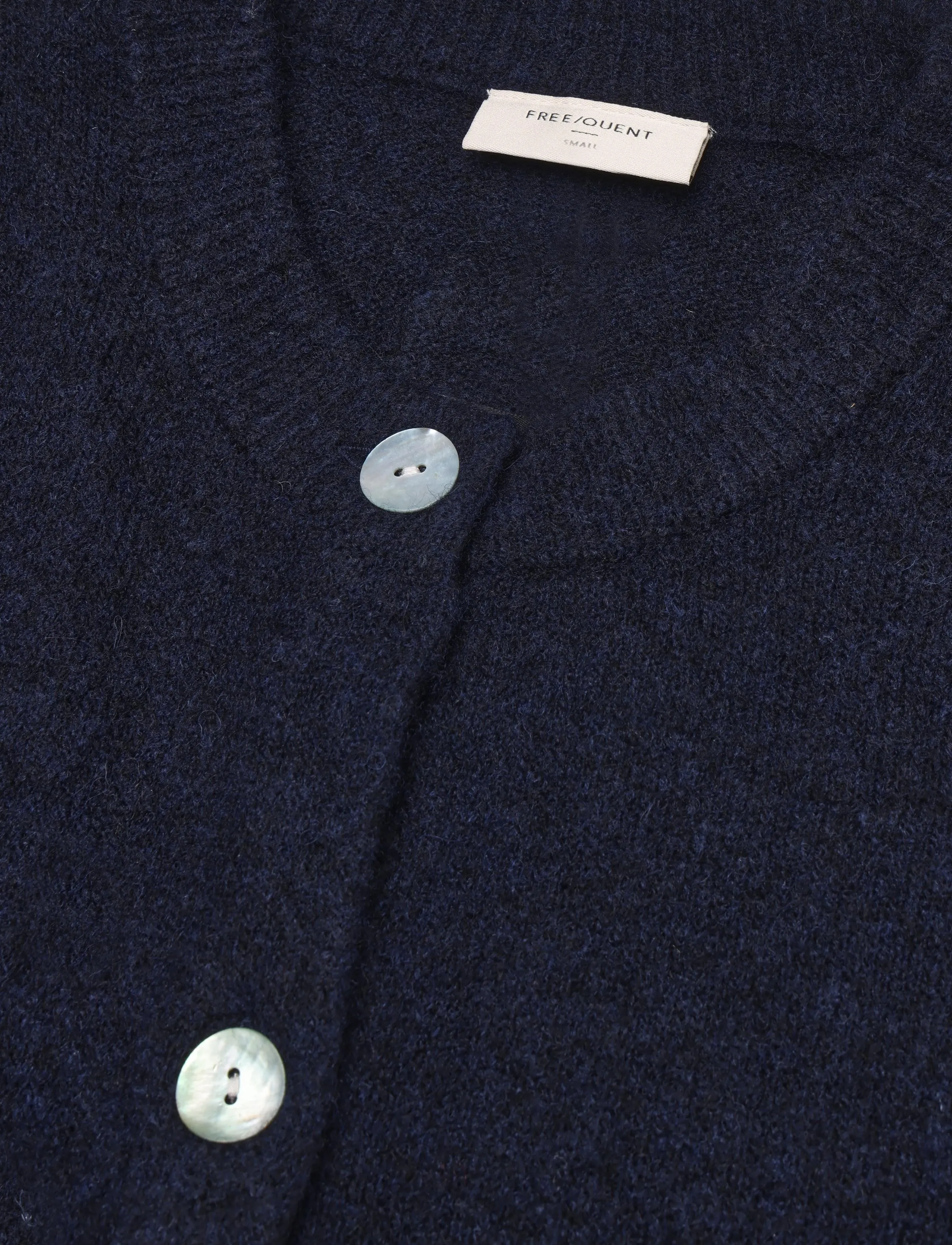 FREE/QUENT - FQALPA-VEST - kootud vestid - navy blazer melange - 5