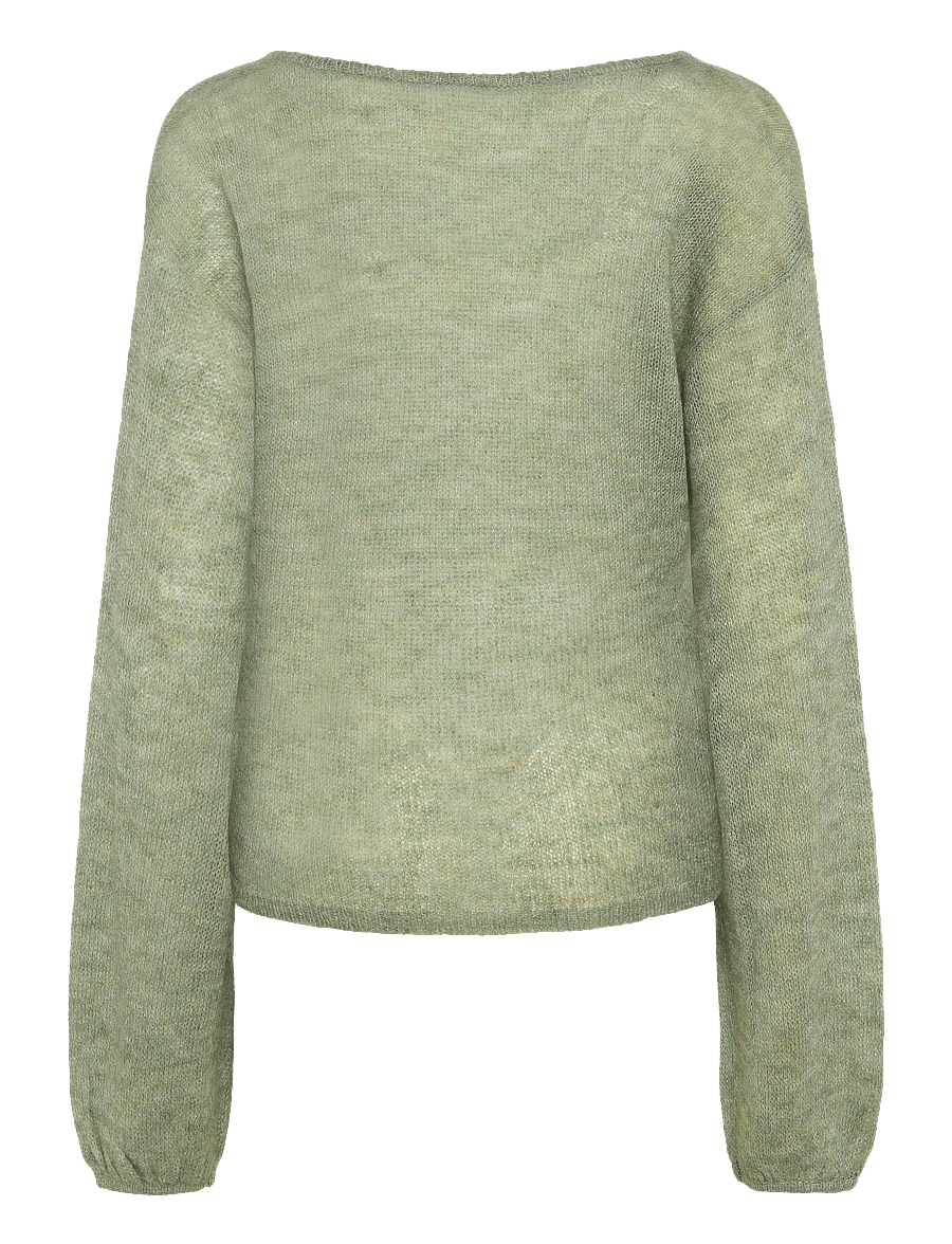 FREE/QUENT - FQDIDO-PULLOVER - stickade tröjor - iceberg green melange - 2