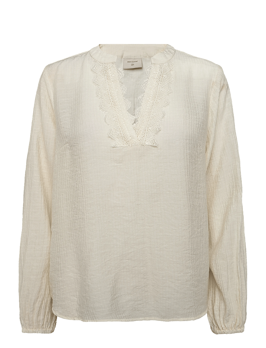 FREE/QUENT - FQMAI-BLOUSE - långärmade blusar - moonbeam - 0