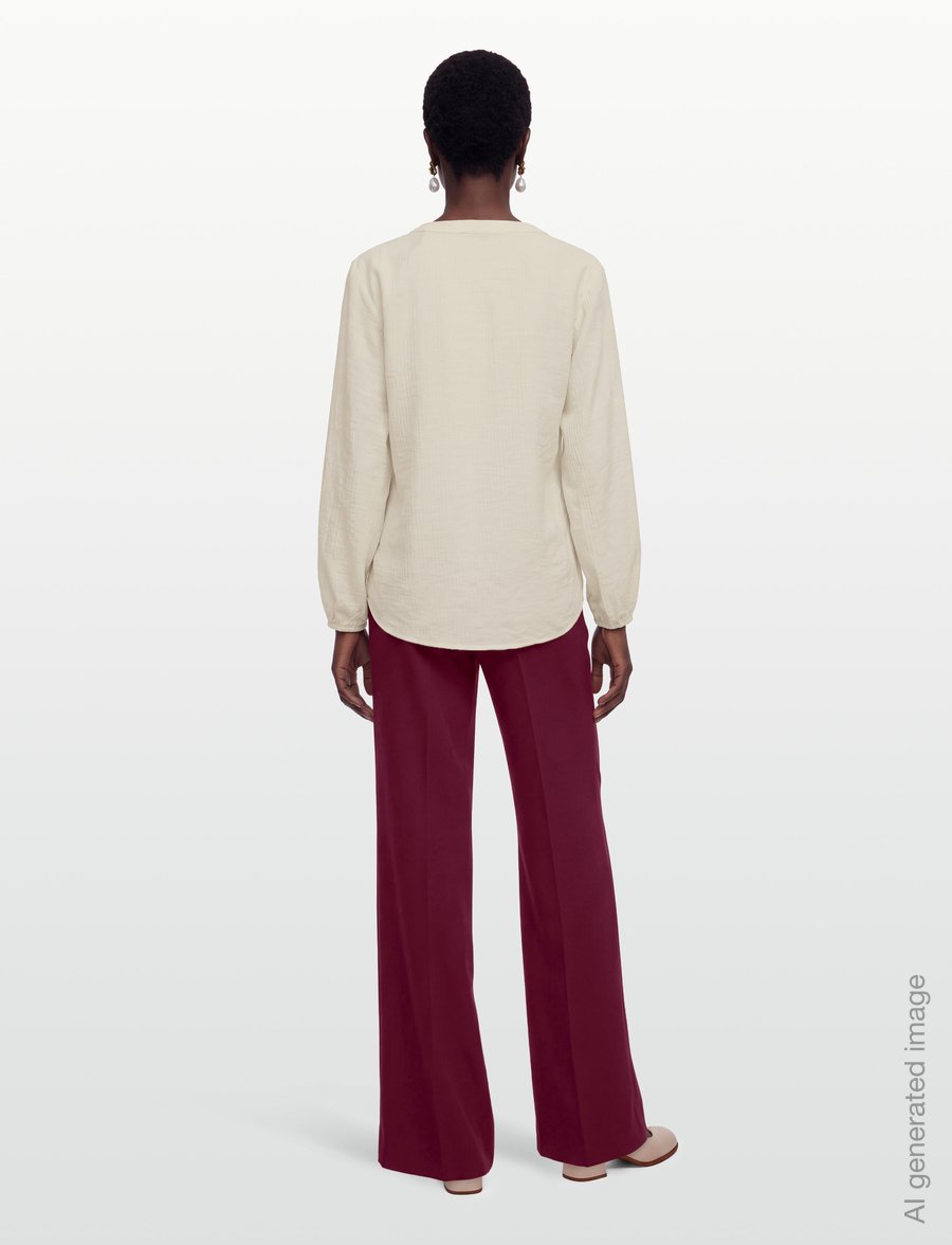 FREE/QUENT - FQMAI-BLOUSE - langärmelige blusen - moonbeam - 4
