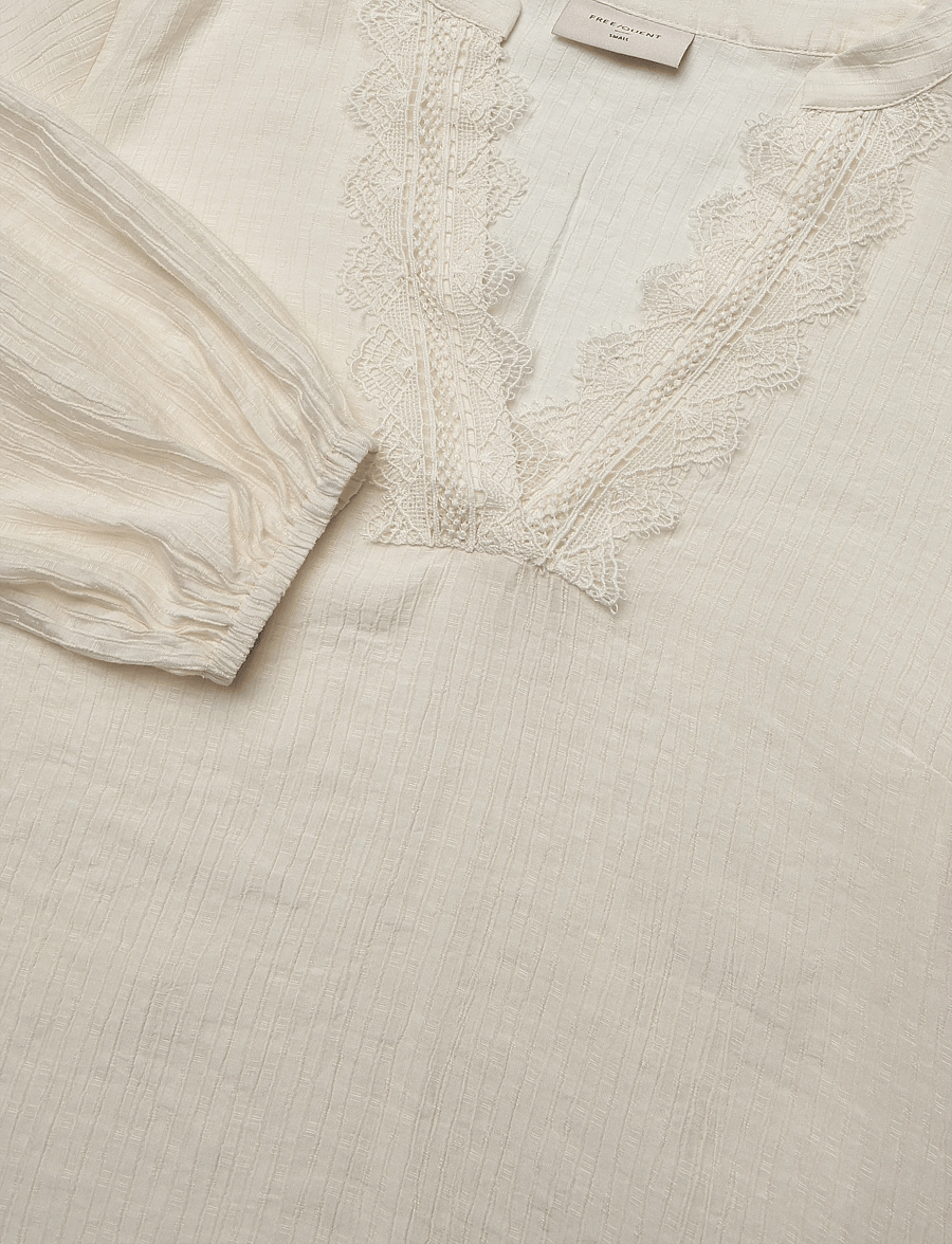 FREE/QUENT - FQMAI-BLOUSE - långärmade blusar - moonbeam - 2