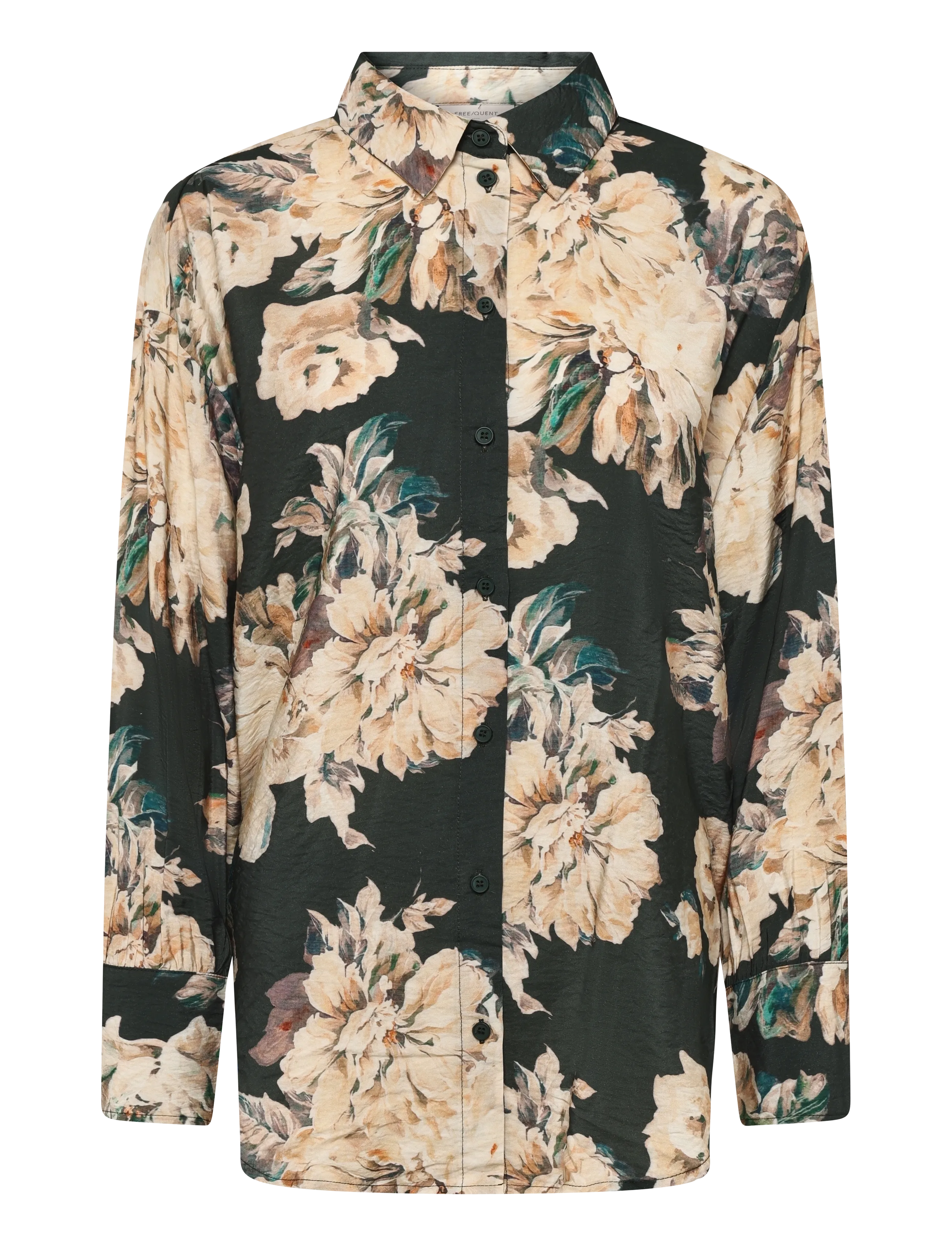 FREE/QUENT FQMINDUS-SHIRT - FREE|QUENT - DEEP FOREST W. ALESAN / green