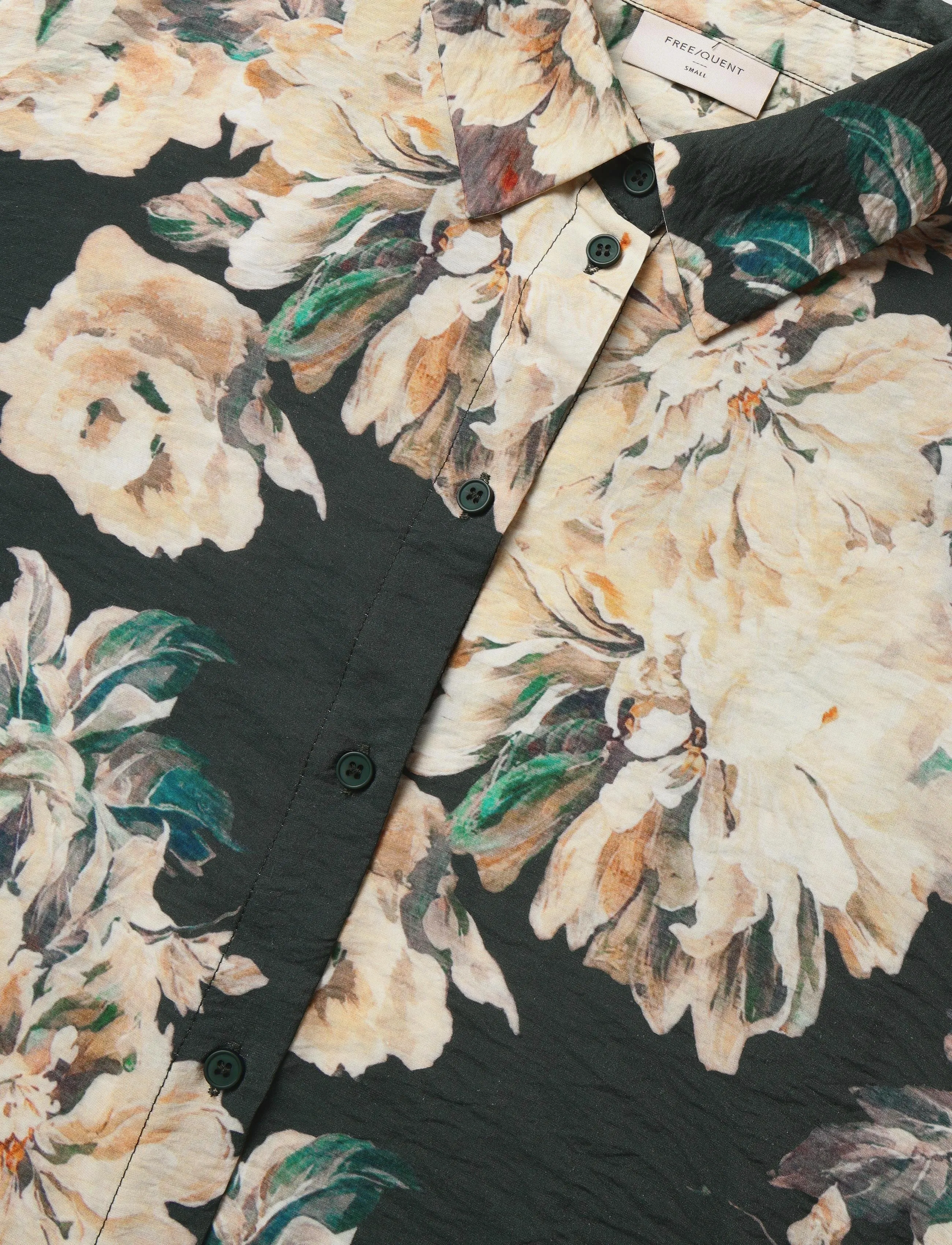 FREE/QUENT - FQMINDUS-SHIRT - deep forest w. alesan - 4