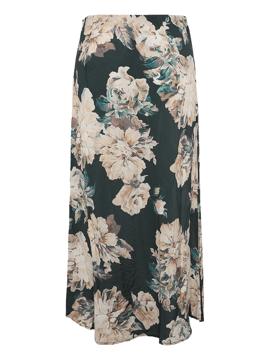 FREE/QUENT - FQMINDUS-SKIRT - maxi röcke - deep forest w. alesan - 2