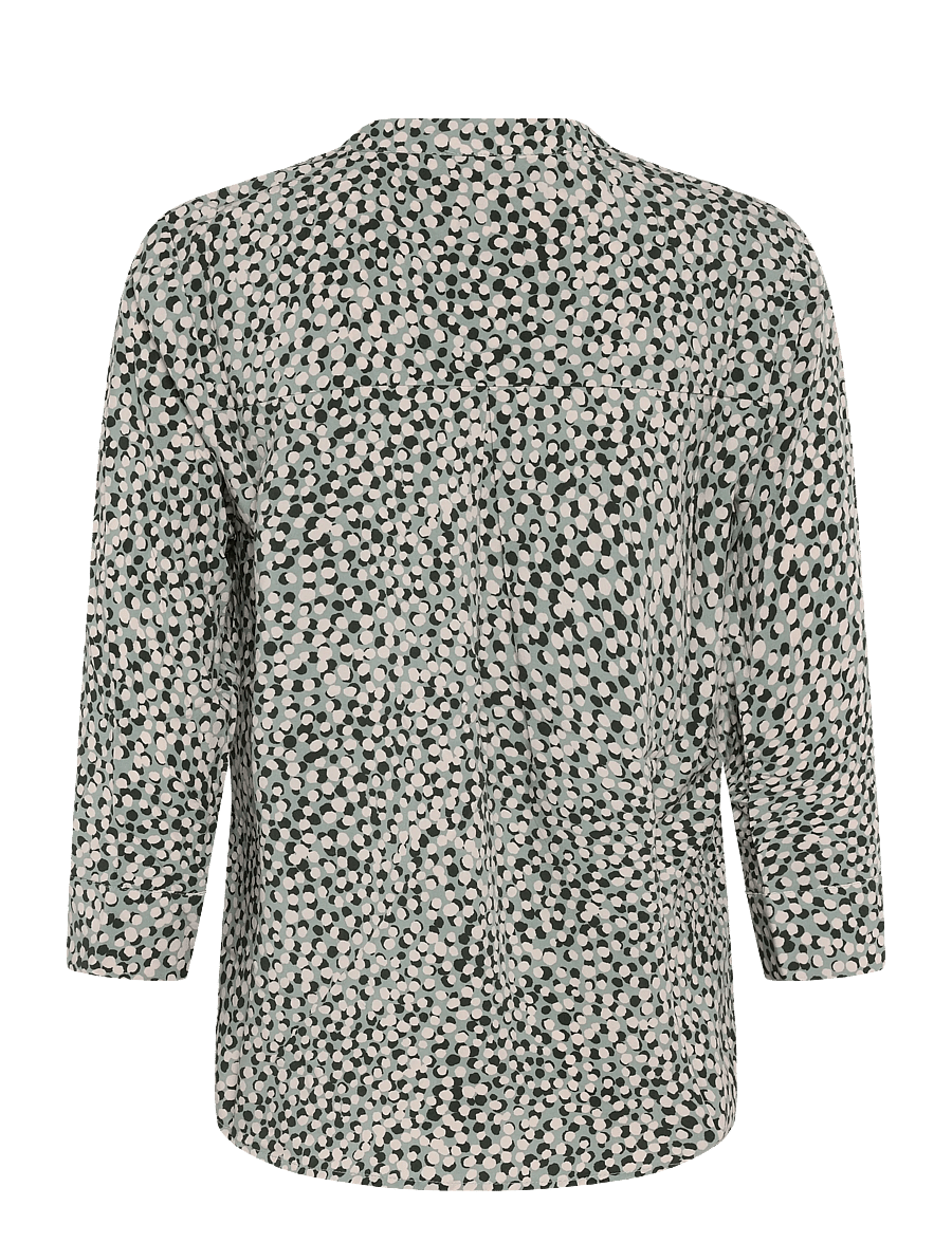 FREE/QUENT - FQADNEY-BLOUSE - långärmade blusar - iceberg green w. moonbeam - 1