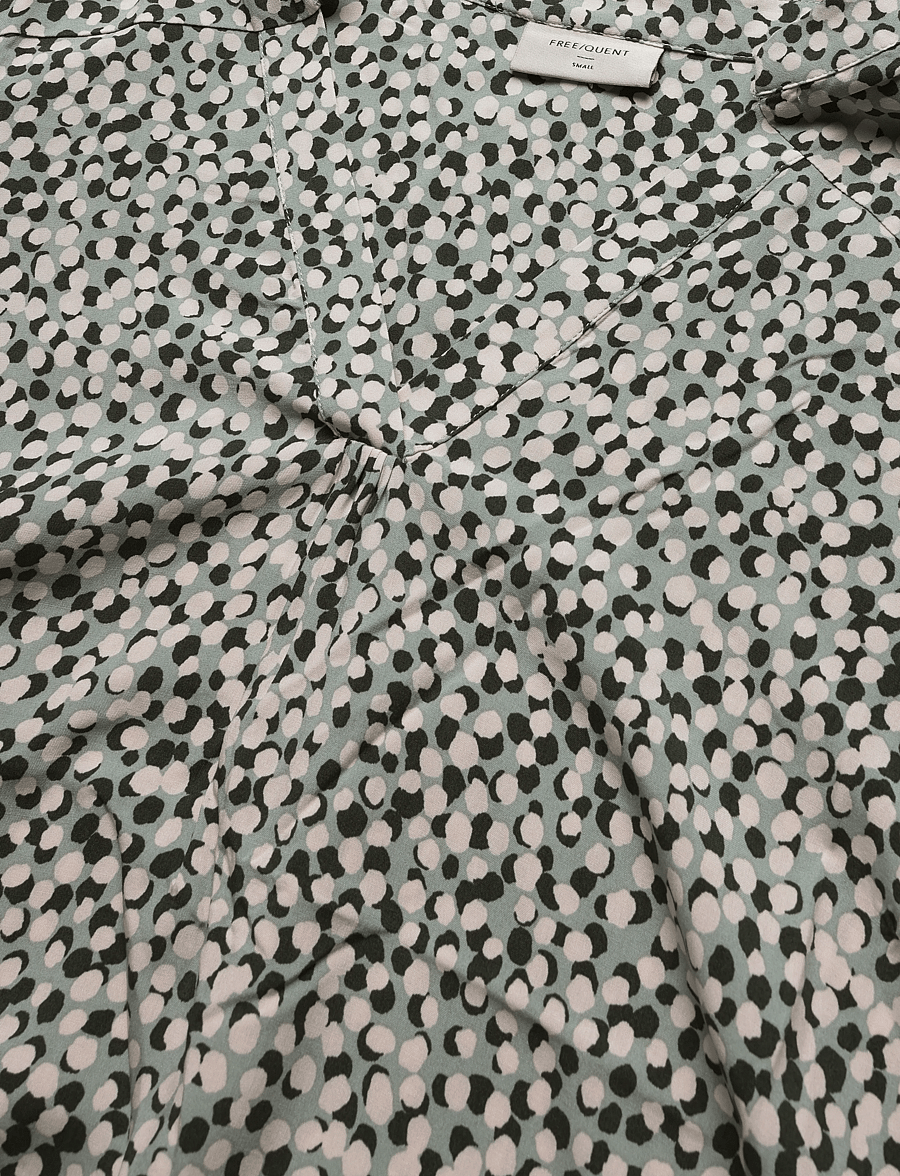 FREE/QUENT - FQADNEY-BLOUSE - långärmade blusar - iceberg green w. moonbeam - 2