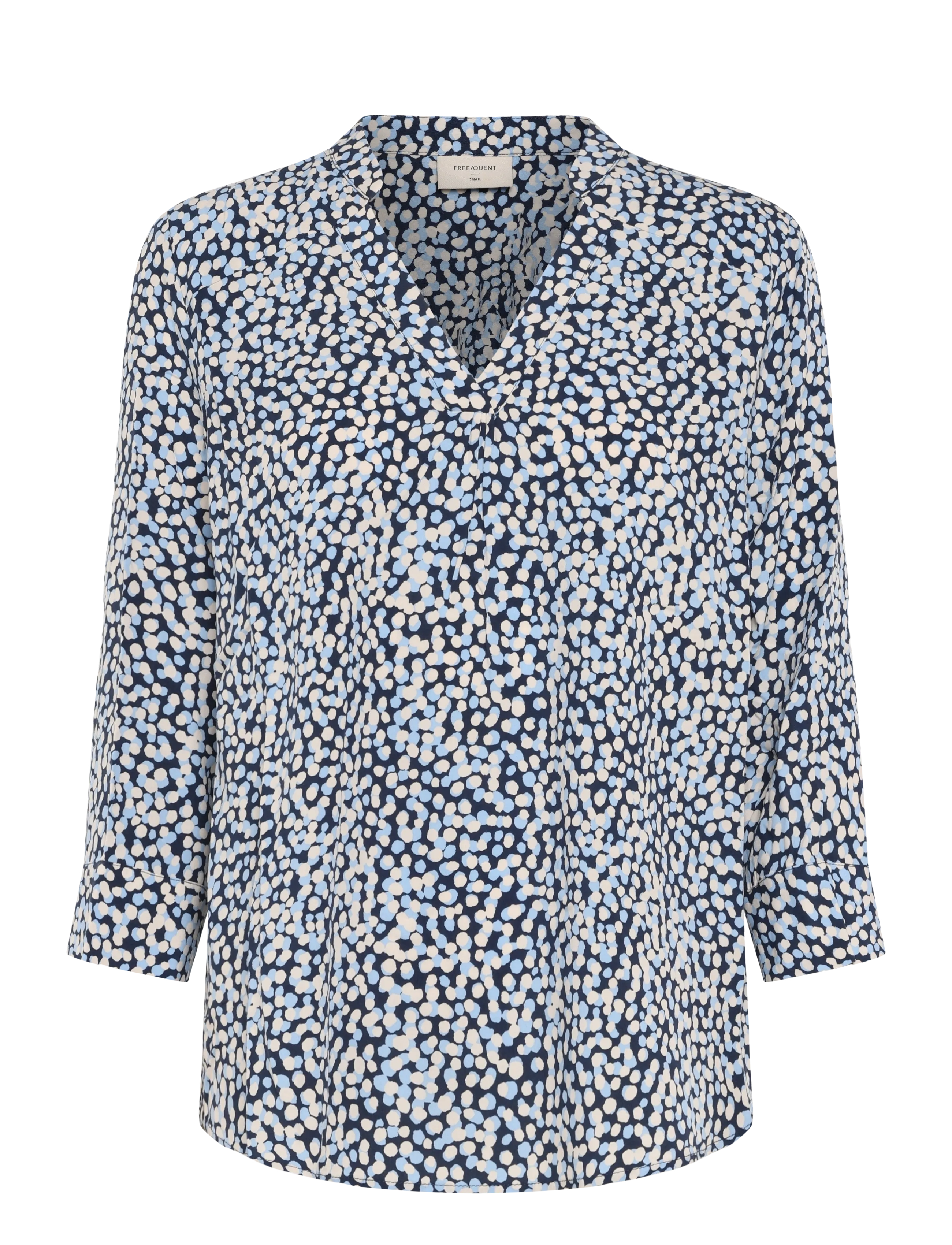 FREE/QUENT FQADNEY-BLOUSE - FREE|QUENT - NAVY BLAZER W. MOONBEAM / navy