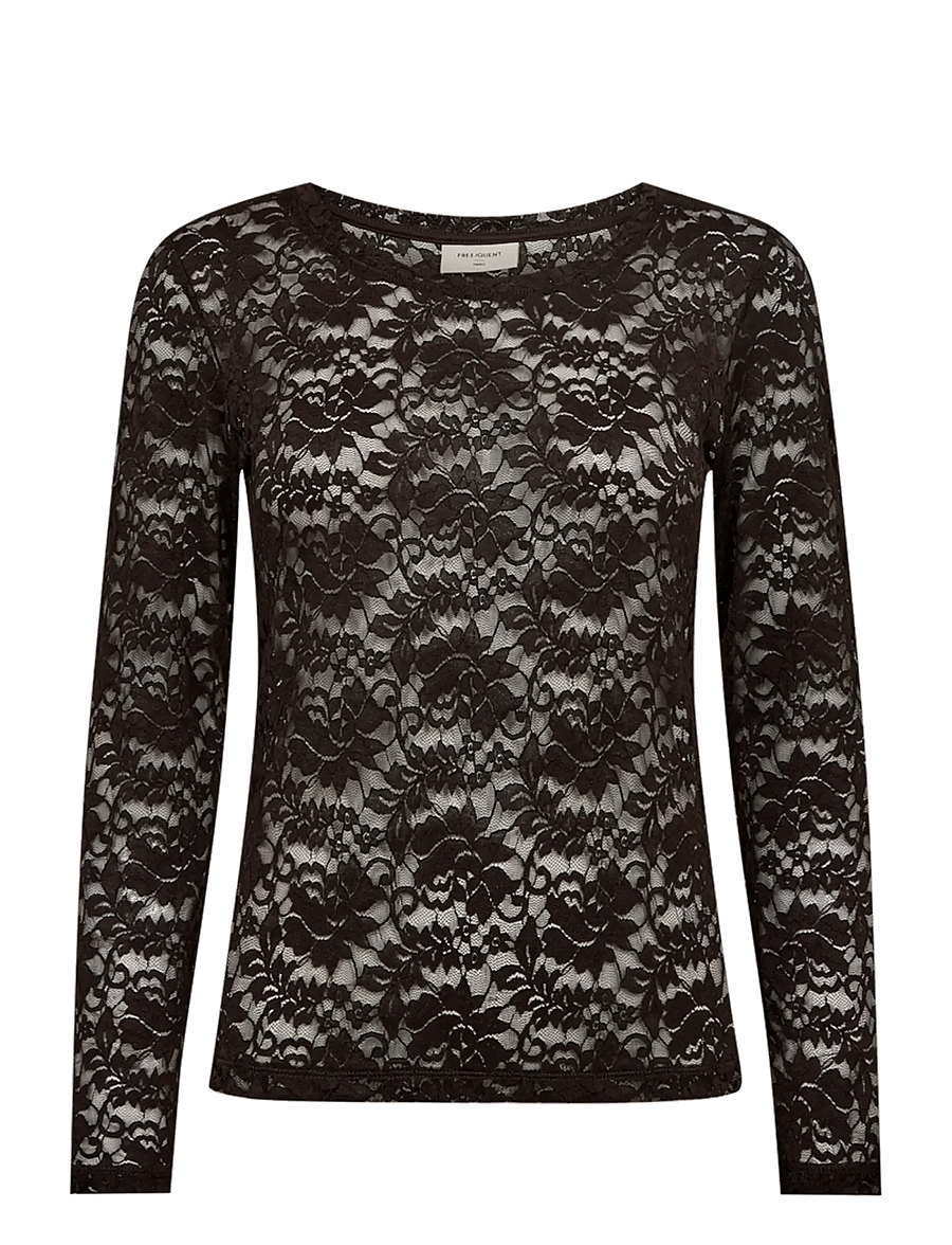 FREE/QUENT - FQSALDO-TEE - langärmlige tops - mole - 0