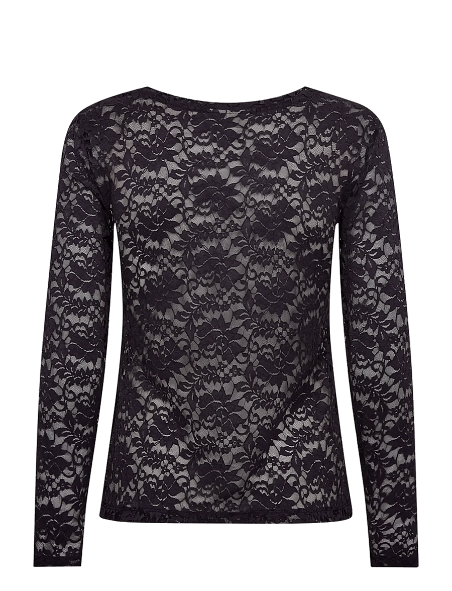 FREE/QUENT - FQSALDO-TEE - pikkade varrukatega topid - nightshade - 1