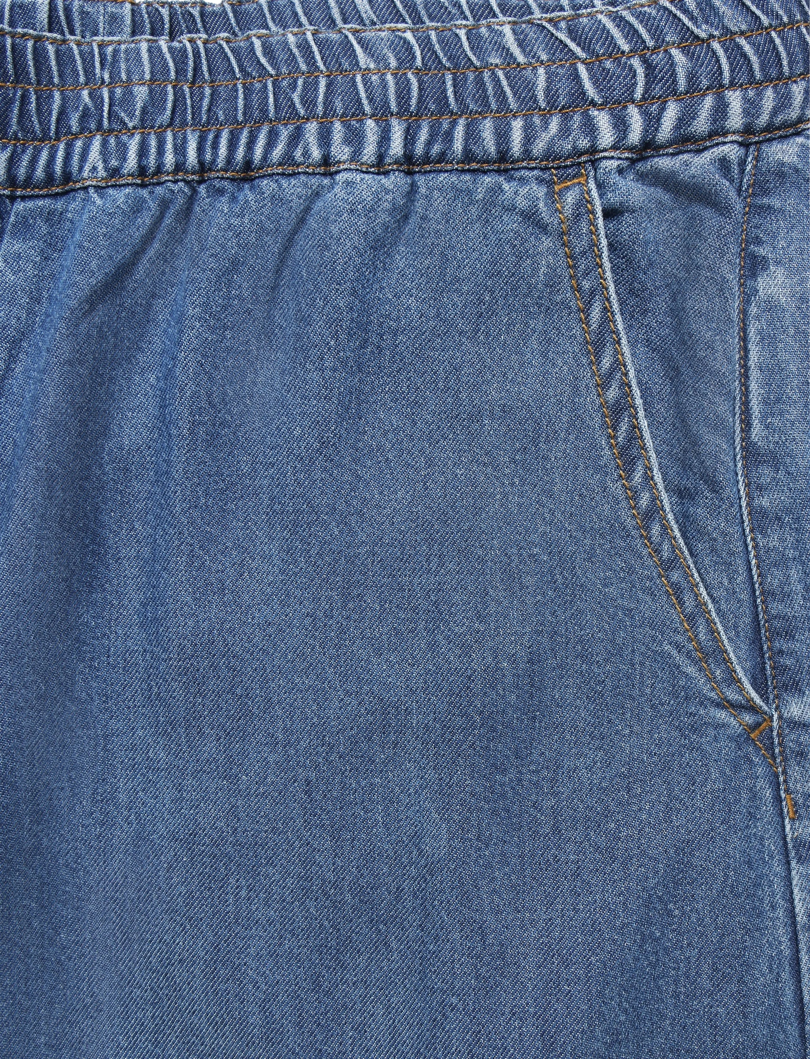 FREE/QUENT - FQMILO-PANTS - culottes - medium blue denim - 5