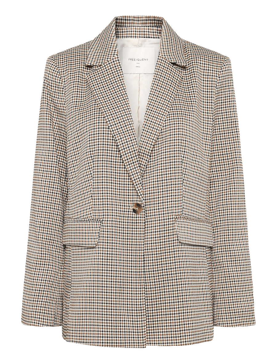 FREE/QUENT - FQSANDY-JACKET - Üherealised pintsakud - moonbeam w. black - 1