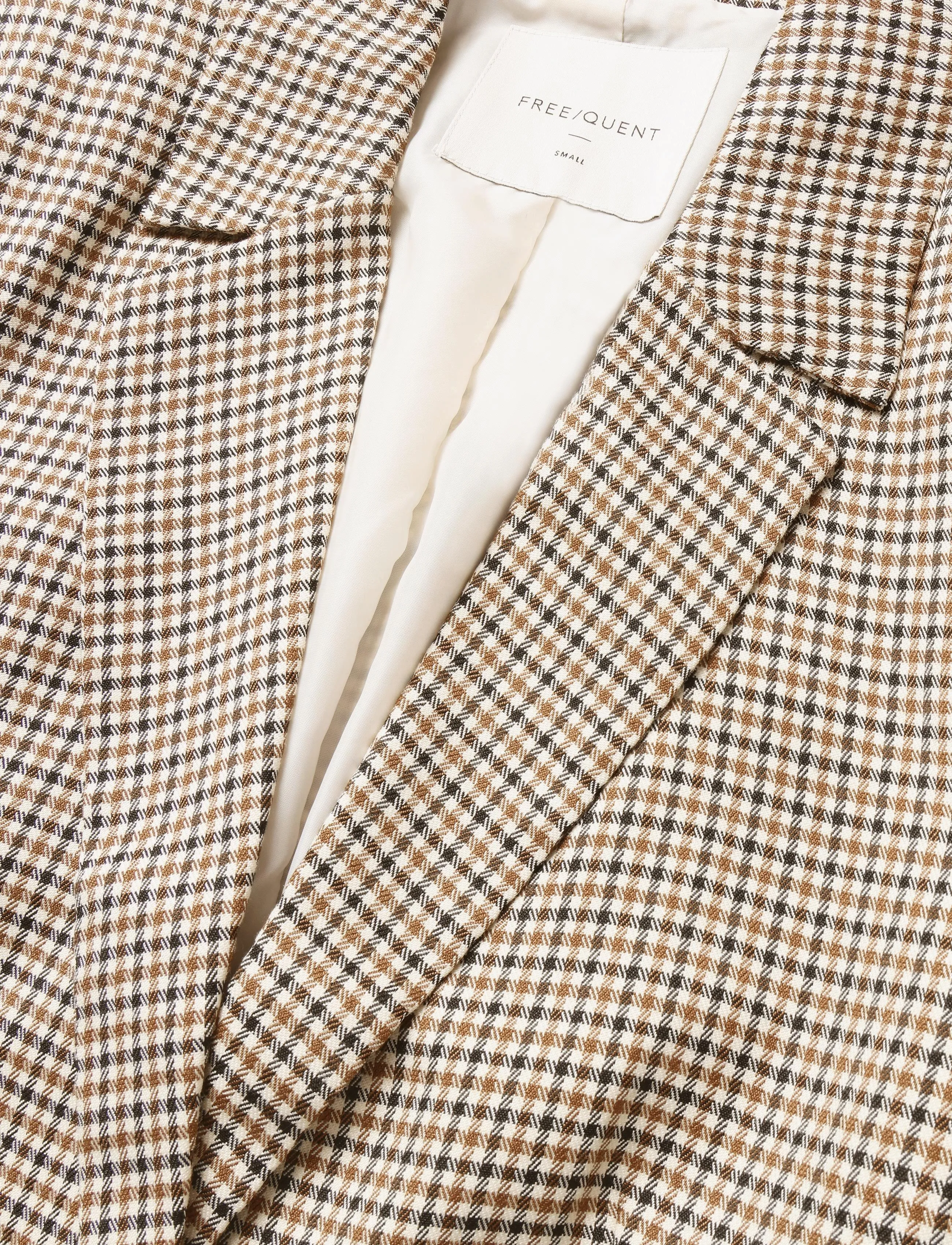 FREE/QUENT - FQSANDY-JACKET - single breasted blazers - moonbeam w. black - 3