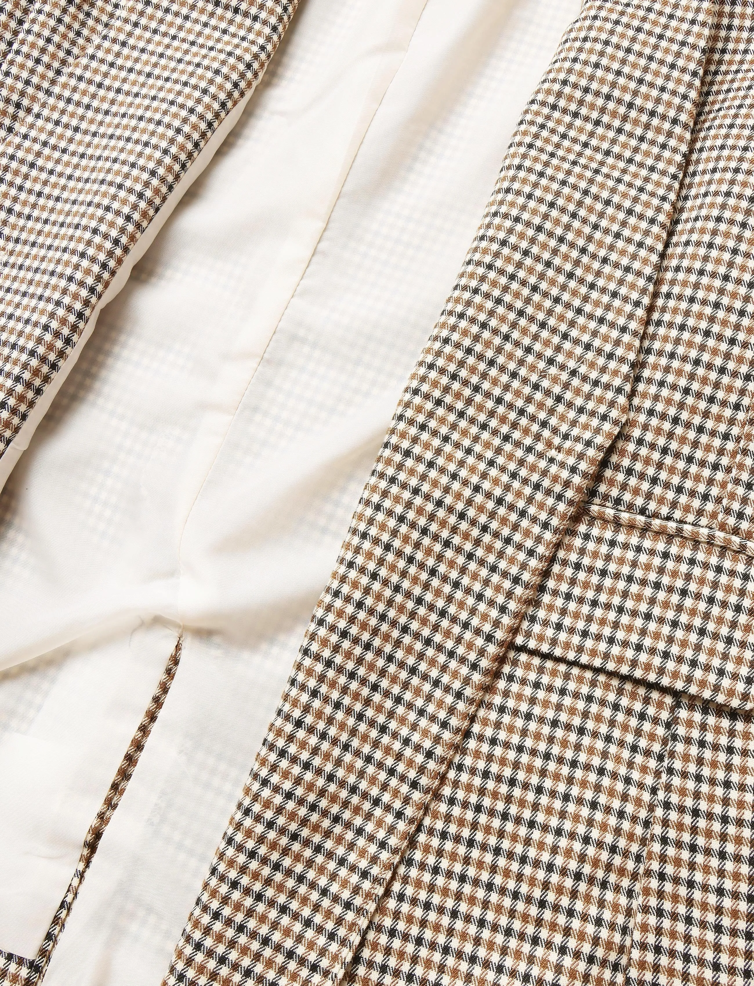 FREE/QUENT - FQSANDY-JACKET - single breasted blazers - moonbeam w. black - 4
