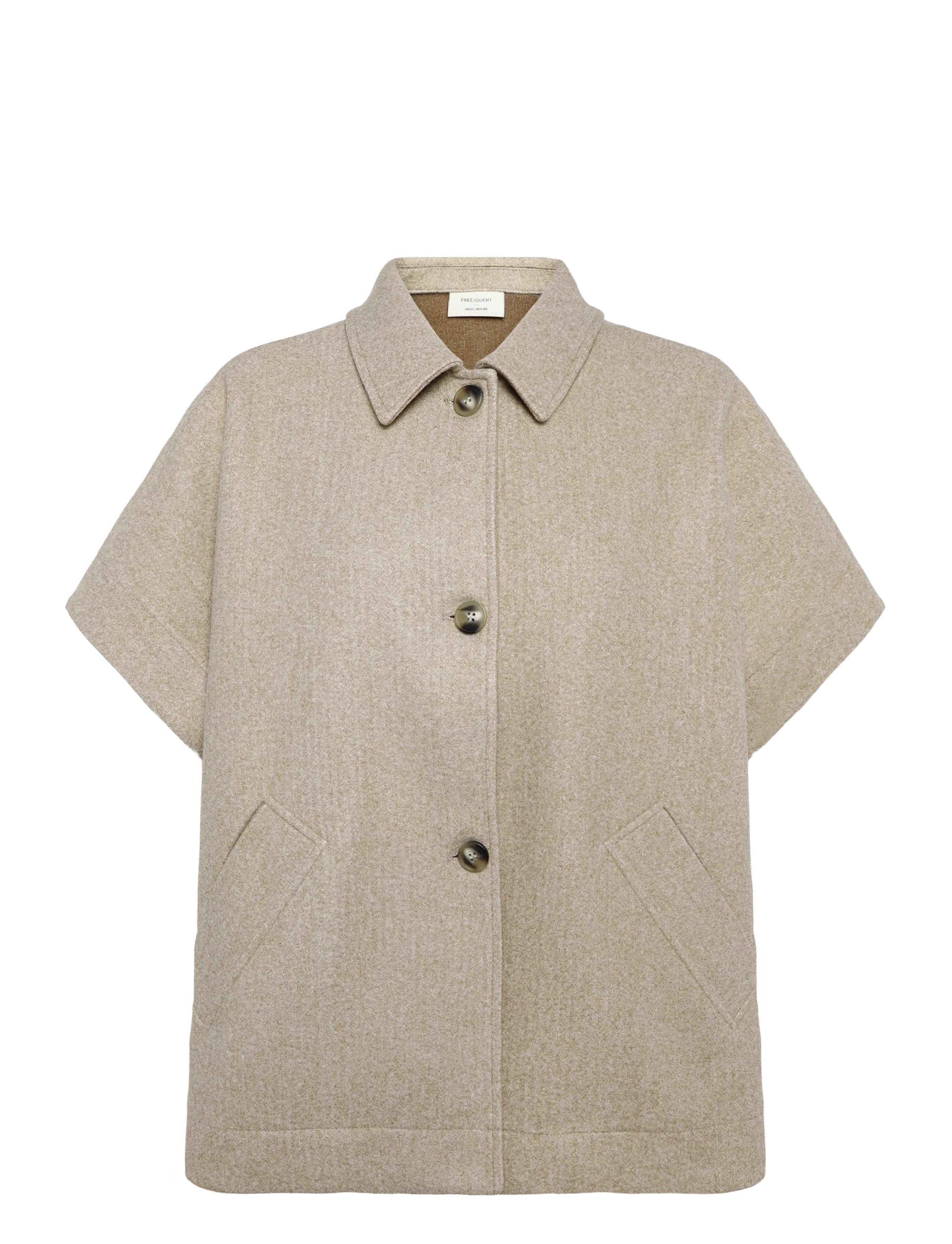FREE/QUENT FQYANNA-CAPE - Bis zu 25% Rabatt - SILVER MINK MELANGE / beige
