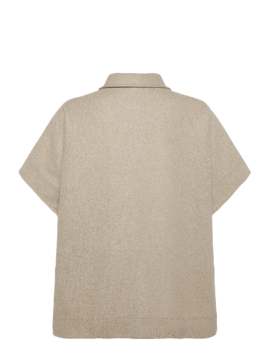 FREE/QUENT - FQYANNA-CAPE - lette frakker - silver mink melange - 1