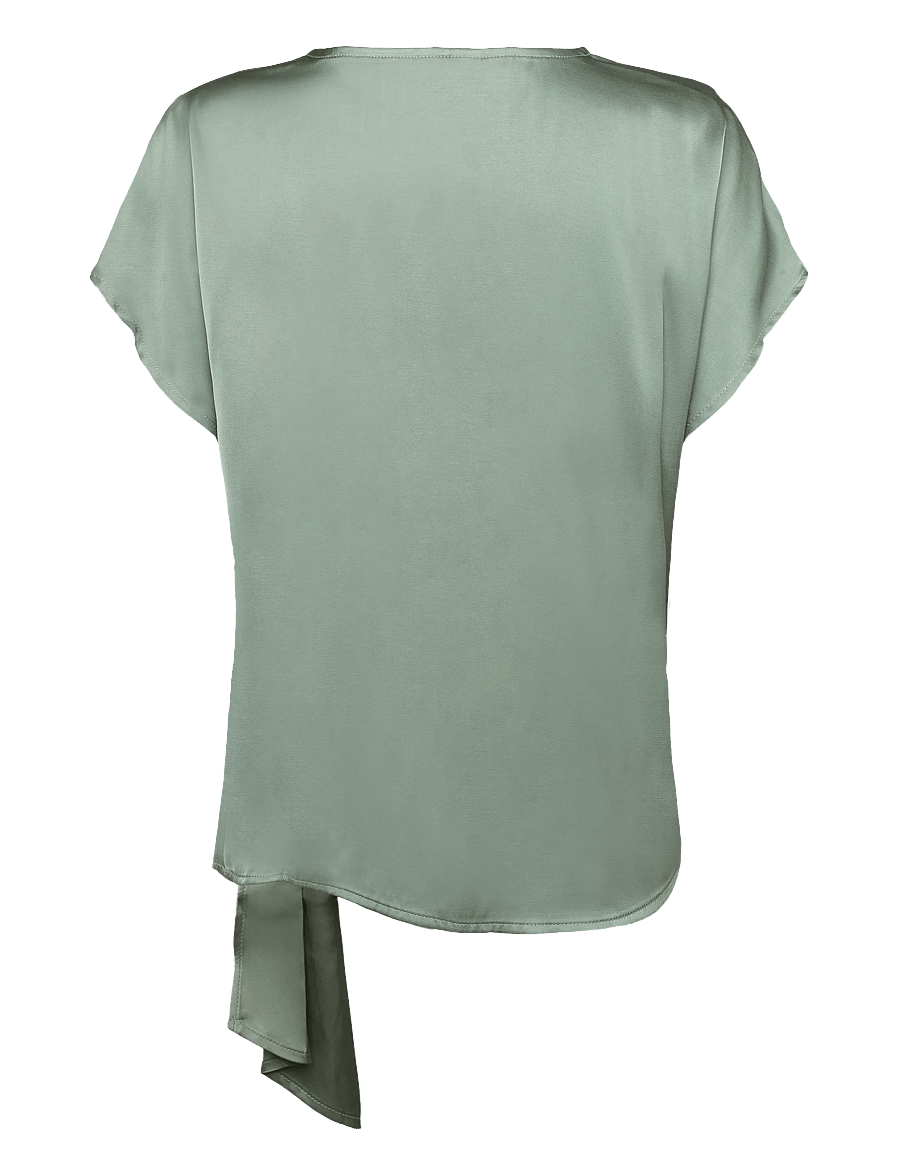 FREE/QUENT - FQDOVA-BLOUSE - kurzärmelige blusen - iceberg green - 2