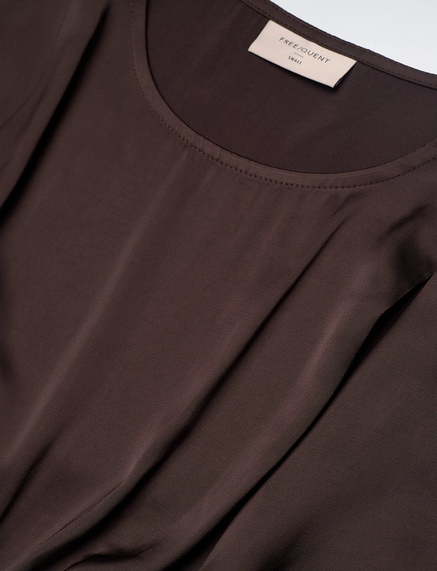 FREE/QUENT - FQDOVA-BLOUSE - kurzärmelige blusen - mole - 2