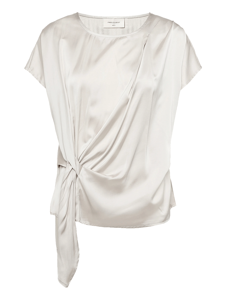 FREE/QUENT - FQDOVA-BLOUSE - kurzärmelige blusen - moonbeam - 0