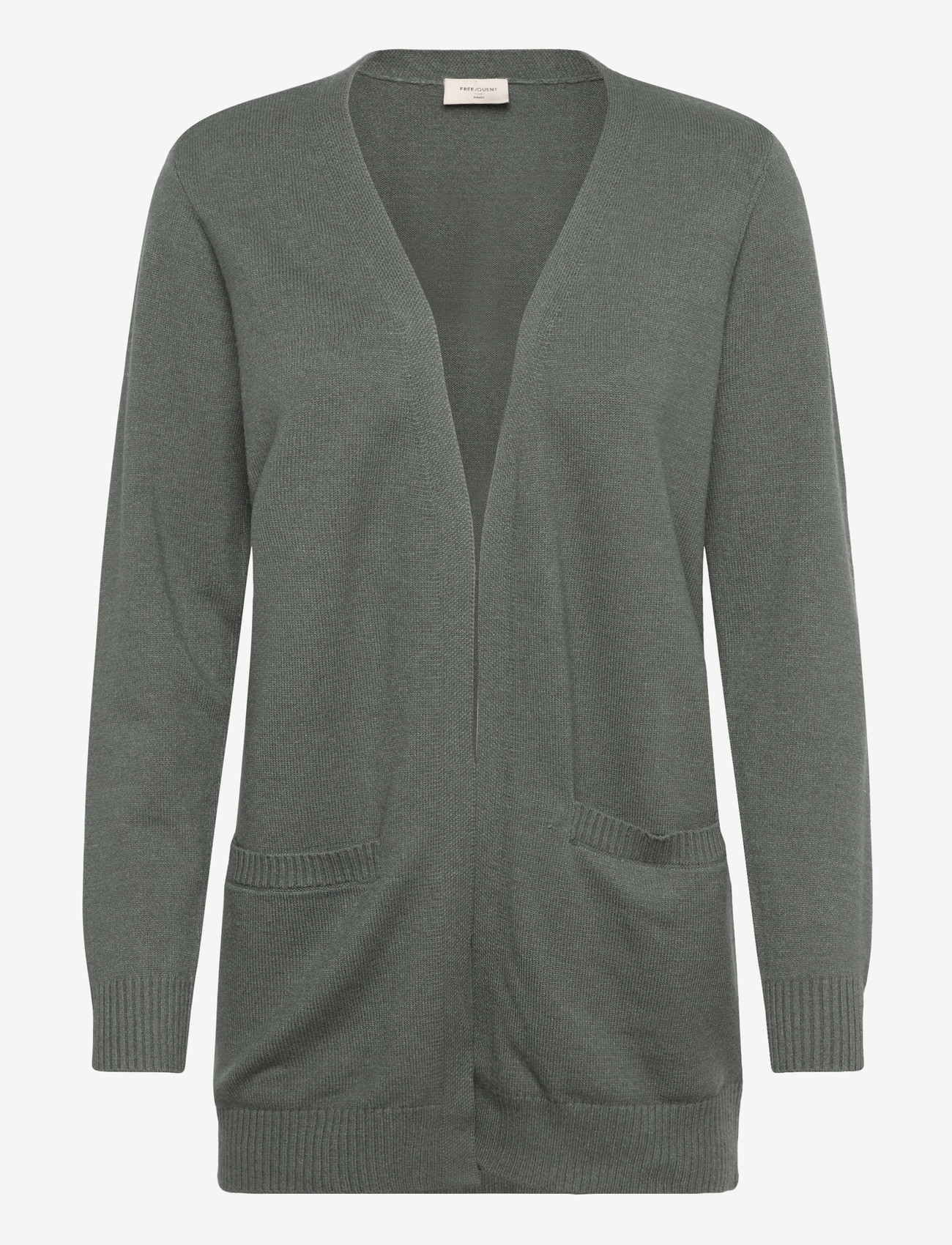 FREE/QUENT - FQAGNES-CARDIGAN - cardigans - dark forest melange - 0