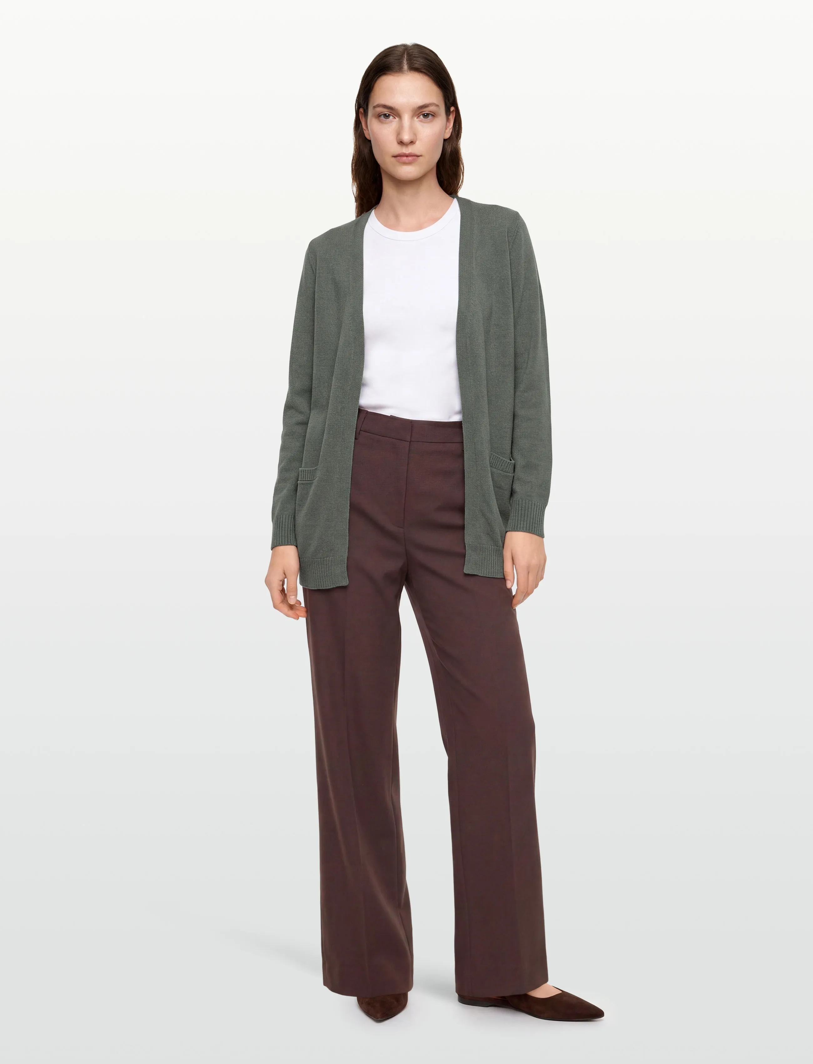 FREE/QUENT - FQAGNES-CARDIGAN - najniższe ceny - dark forest melange - 0