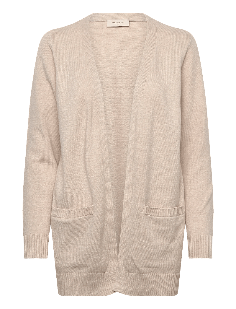 FREE/QUENT - FQAGNES-CARDIGAN - cardigans - moonbeam melange - 0