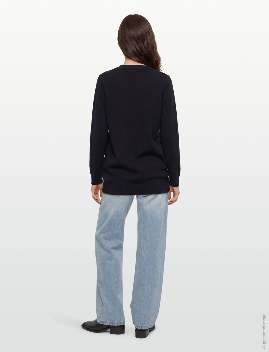 FREE/QUENT - FQAGNES-CARDIGAN - strickjacken - navy blazer - 4