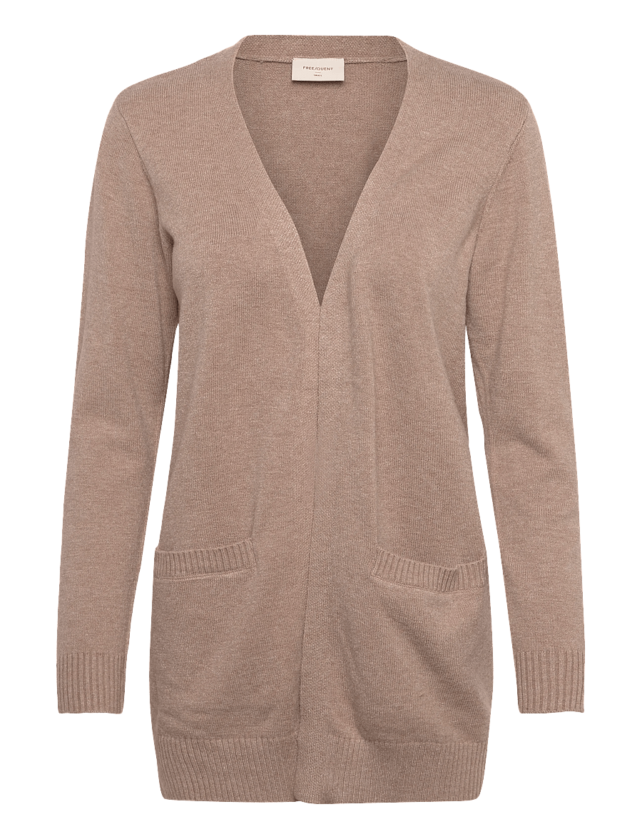FREE/QUENT - FQAGNES-CARDIGAN - strickjacken - silver mink melange - 0